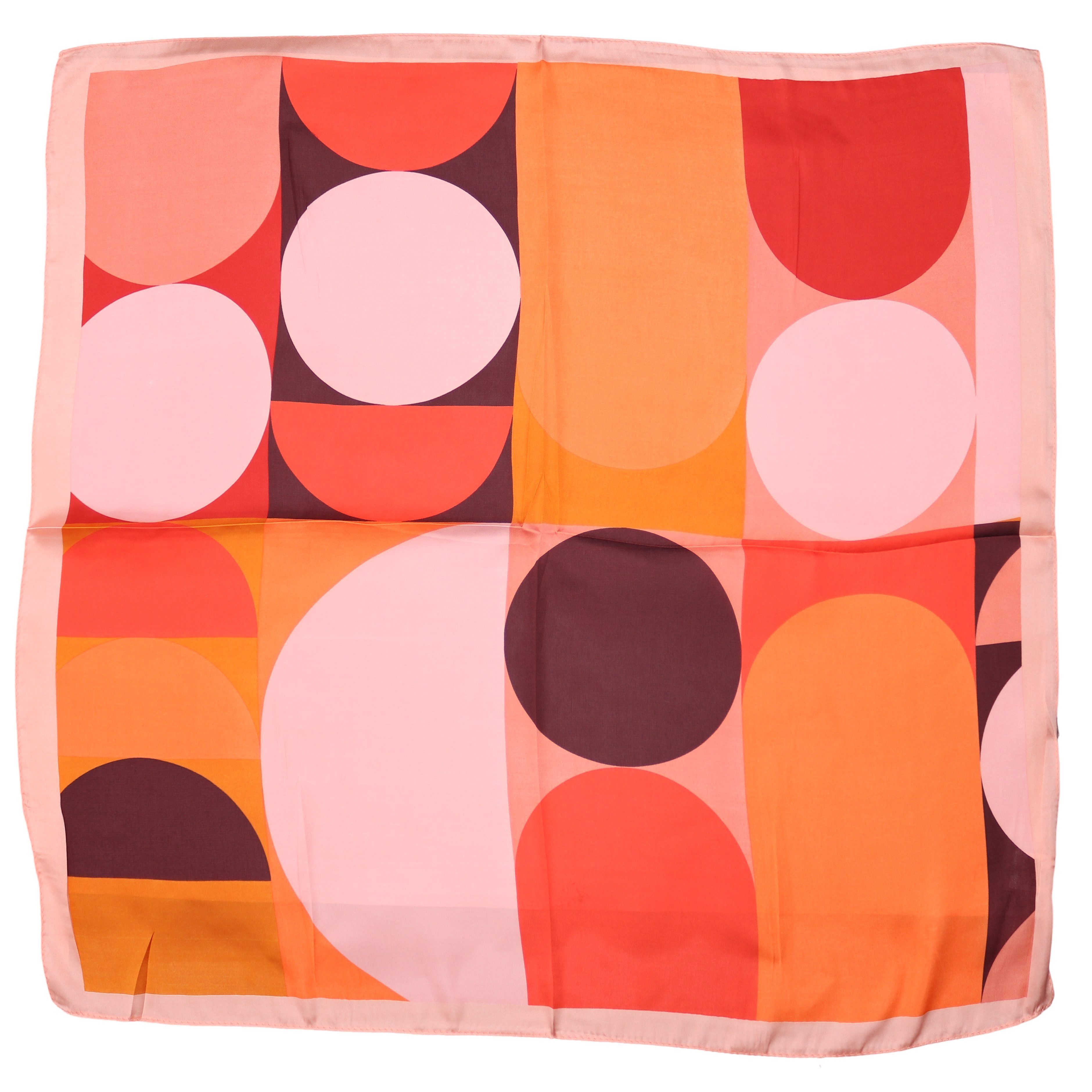 MIRROSI Nickituch Vierecktuch ca. 66x66cm wunderschöne Mustern, Damen Halstuch ideal für Frühling, Sommer oder Herbst