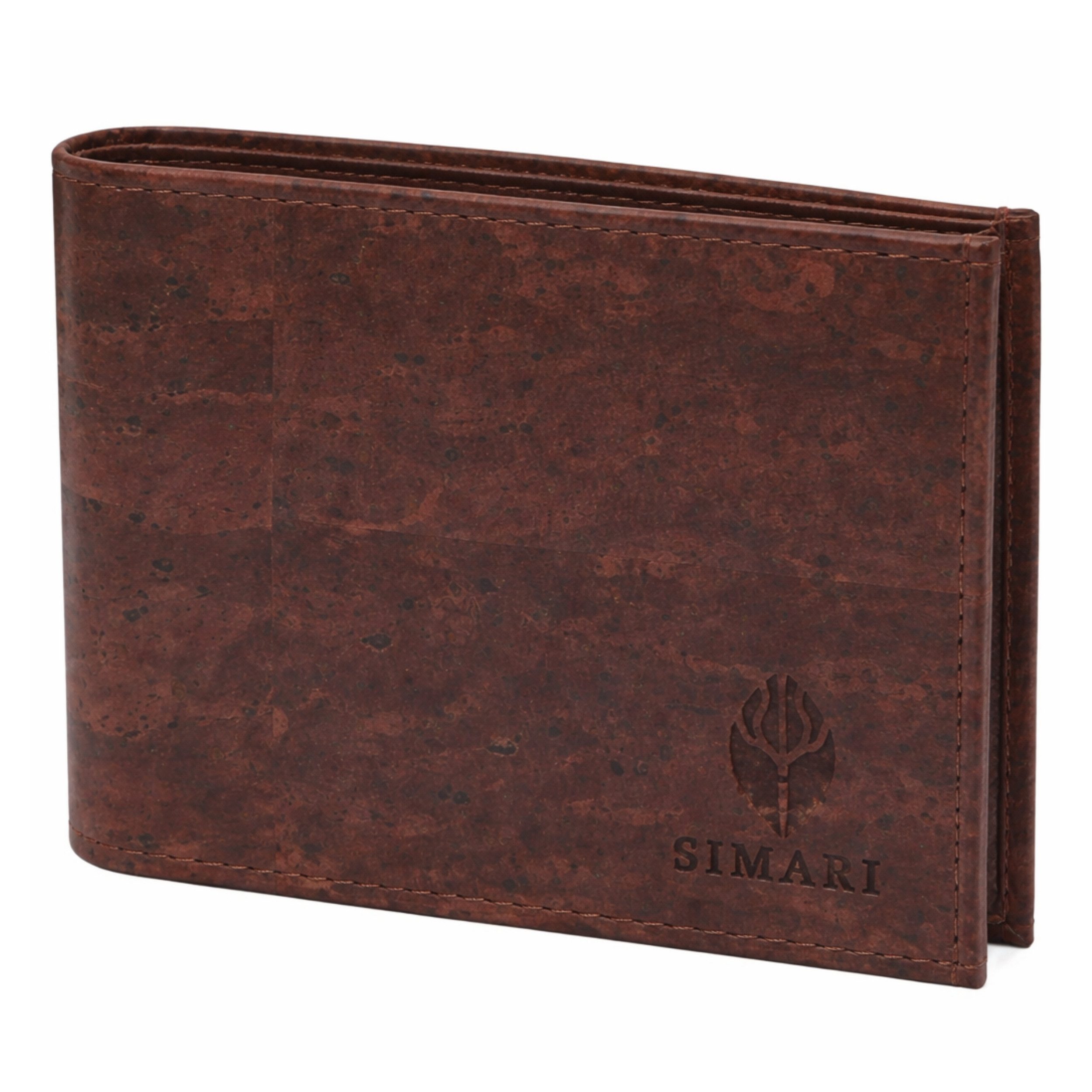 Simaru Geldbörse Leroy (Brieftasche, 1-tlg., aus Premium-Kork, vegan, wasserdicht), handgefertigt in Polen, Made in EU