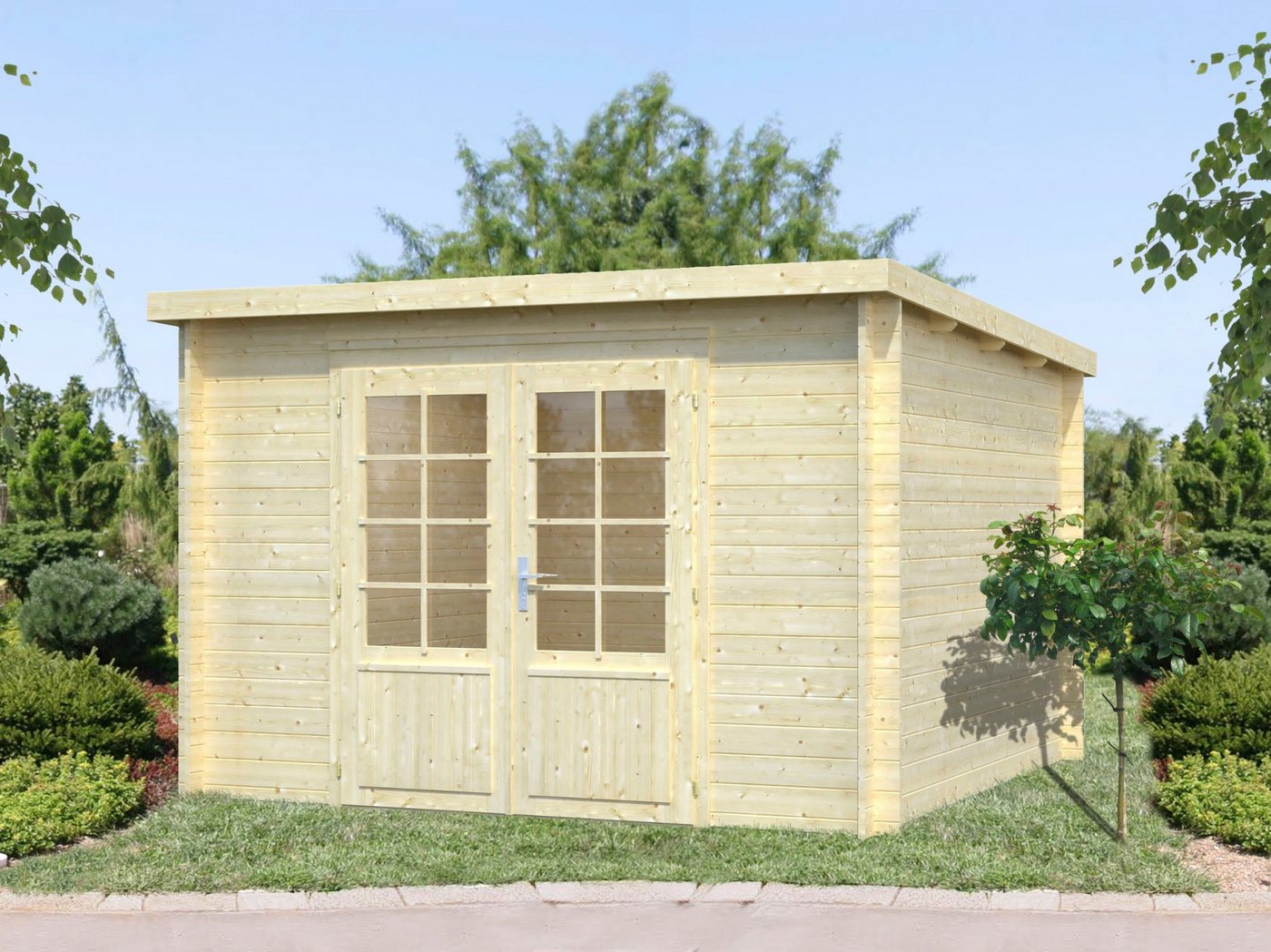 Thumbnail - Palmako Gartenhaus Ella, BxT: 323x340 cm, 8,7 m²