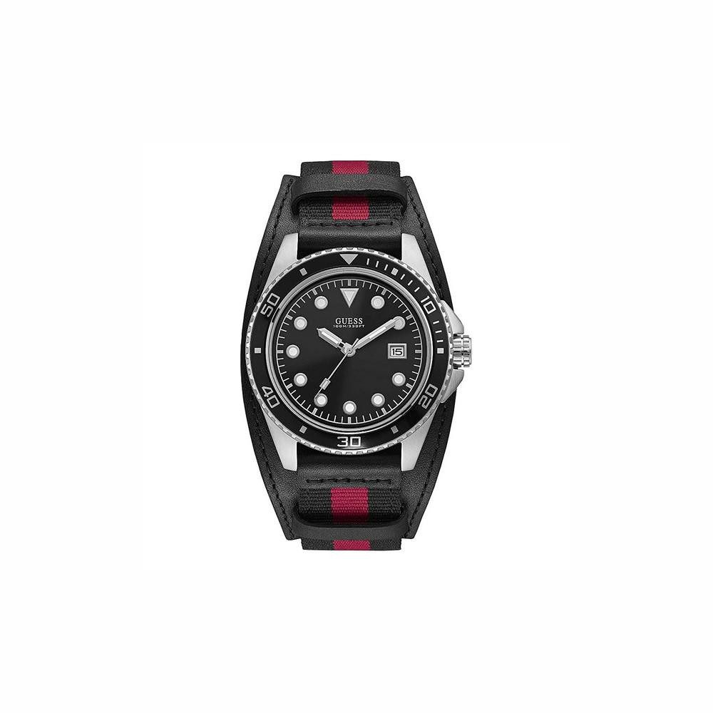 Quarzuhr Guess Herrenuhr W1051G1 Armbanduhr Uhr Schwarz
