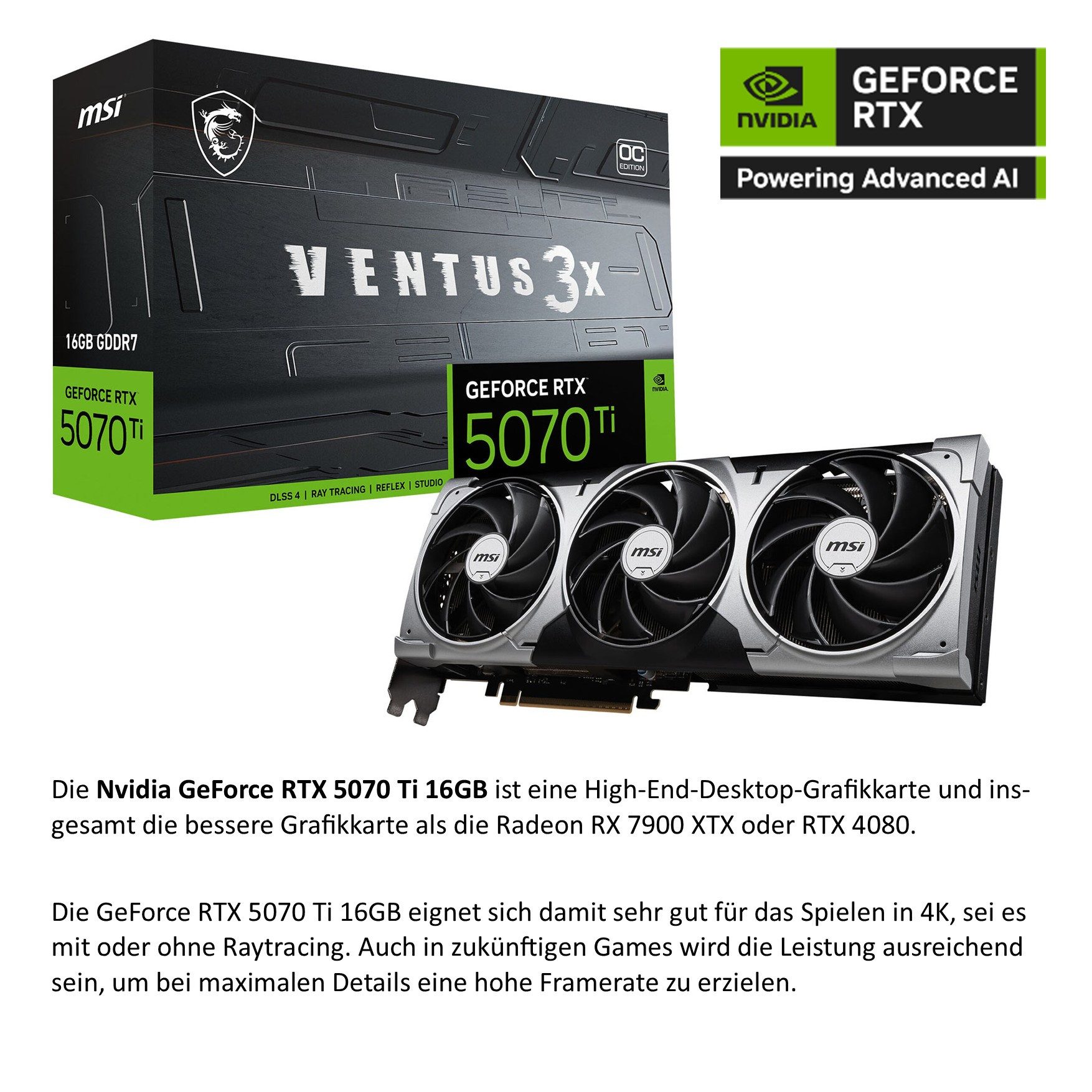 Meinpc Intel I9 mit RTX 5070 Ti 16GB Gaming-PC (Intel Core i9 12900K, RTX 5070 Ti, 32 GB RAM, 1000 GB SSD, RGB Tower, Gaming, Gamer, RGB) – Bild 2 von 5