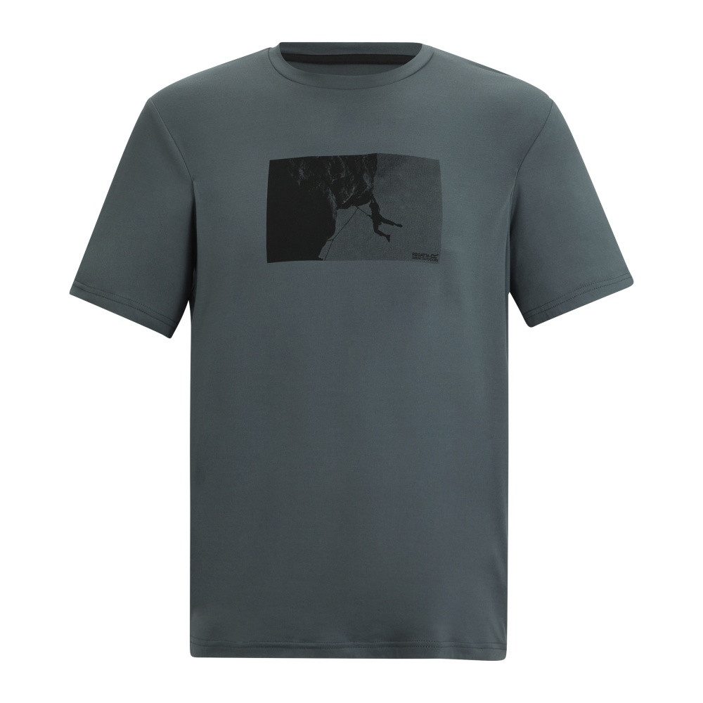Regatta T-Shirt Regatta Fingal Stretch T-Shirt mit Graphic-Print für Herren