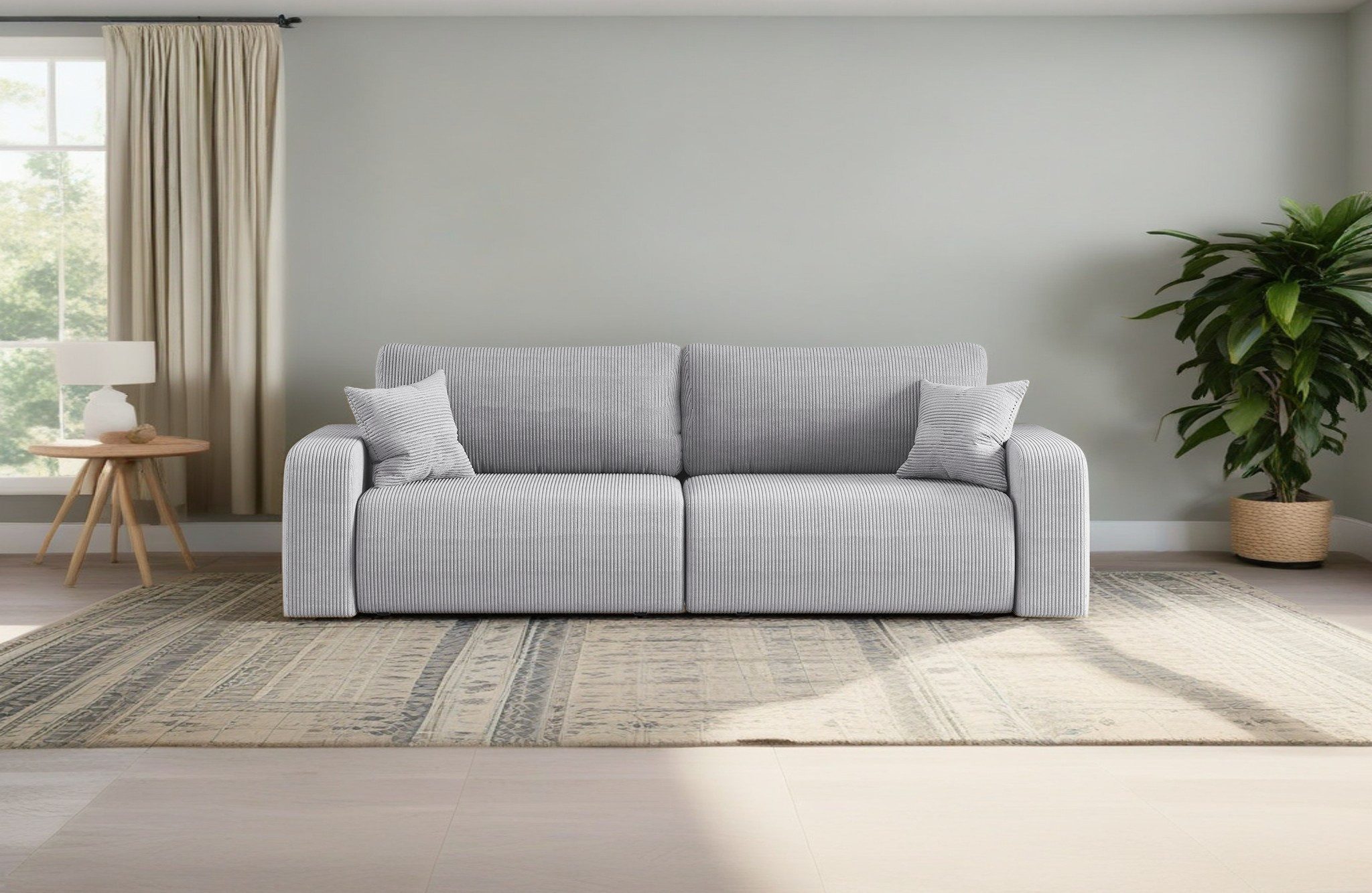 Kaiser Möbel Schlafsofa MILANO und Bettkasten Stoff Poso und Quelle, Bequem, praktisch, breite Farbpalette, Schlaffunktion, Bettkapazität