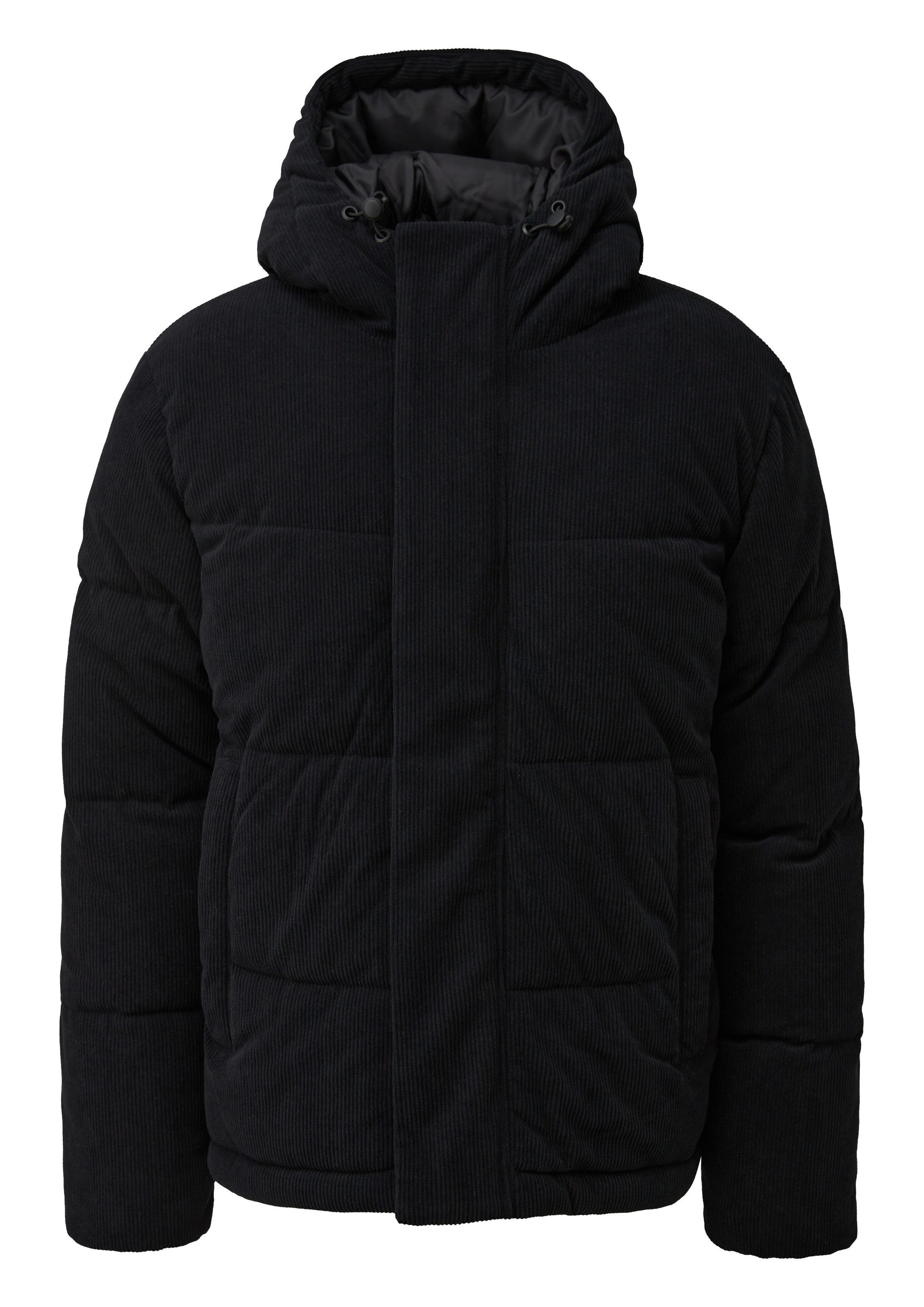 QS Winterjacke Outdoor-Jacke Wattierte Cordjacke mit Steppung günstig online kaufen