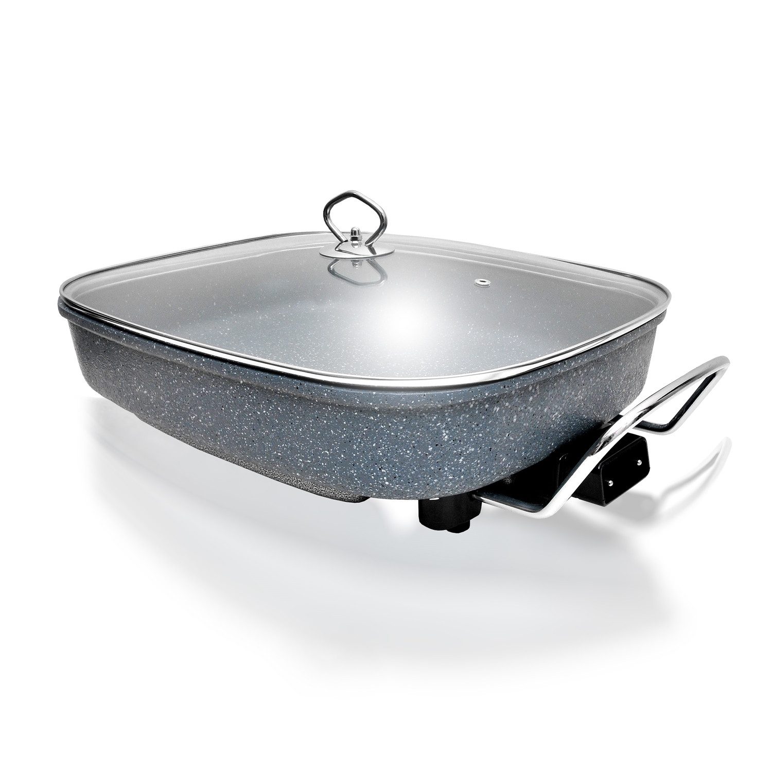 Neudorf Elektrische Multipfanne Partypfanne Elektrische Multifunktion Elektropfanne Brat Pfanne, 1500 W, Antihaftbeschichtet - Volumen ca. 8 Liter