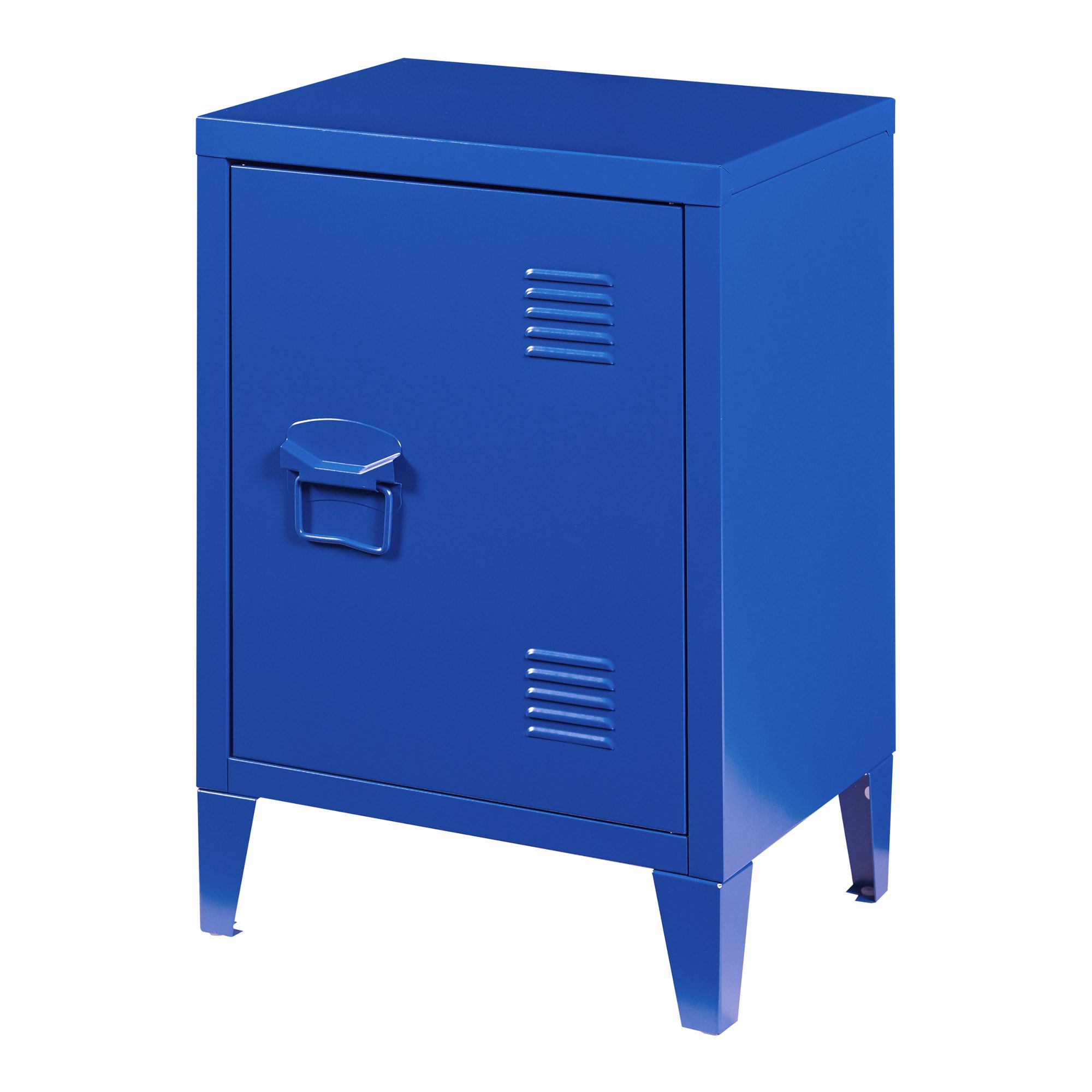 en.casa Nachtschrank (1-St) »Inari« mit Türgriff links Stahl 57 x 40 x 30 c günstig online kaufen