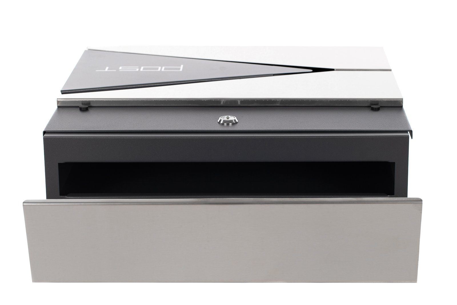 BIRENDY Briefkasten Briefkasten Zeitungsrohr Stahl 37cm Edelstahl HPB932 Wa günstig online kaufen