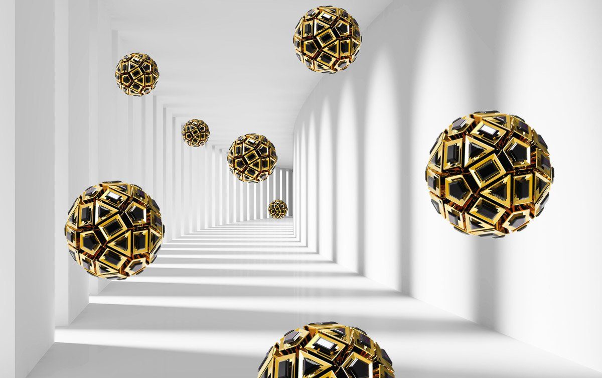 Papermoon Fototapete Abstrakt 3D Effekt