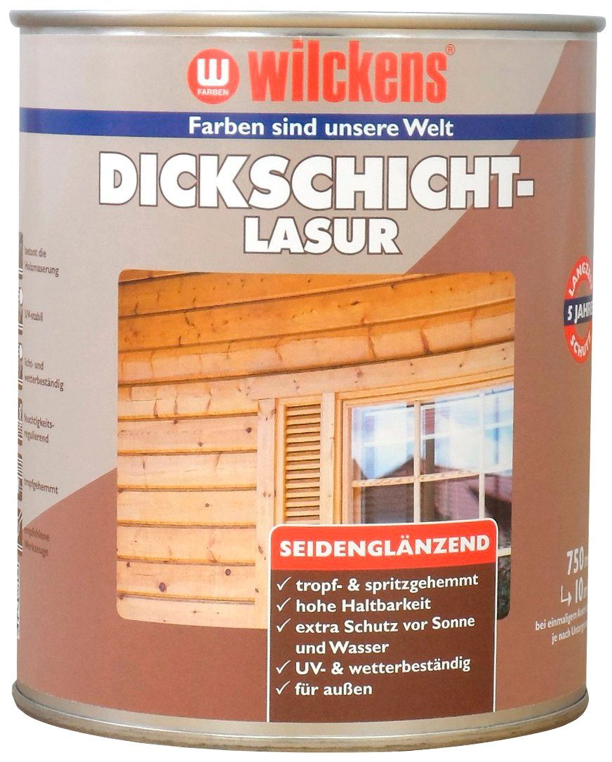 Farben Wilckens seidenglänzend, geruchsarm Dickschichtlasur transparent