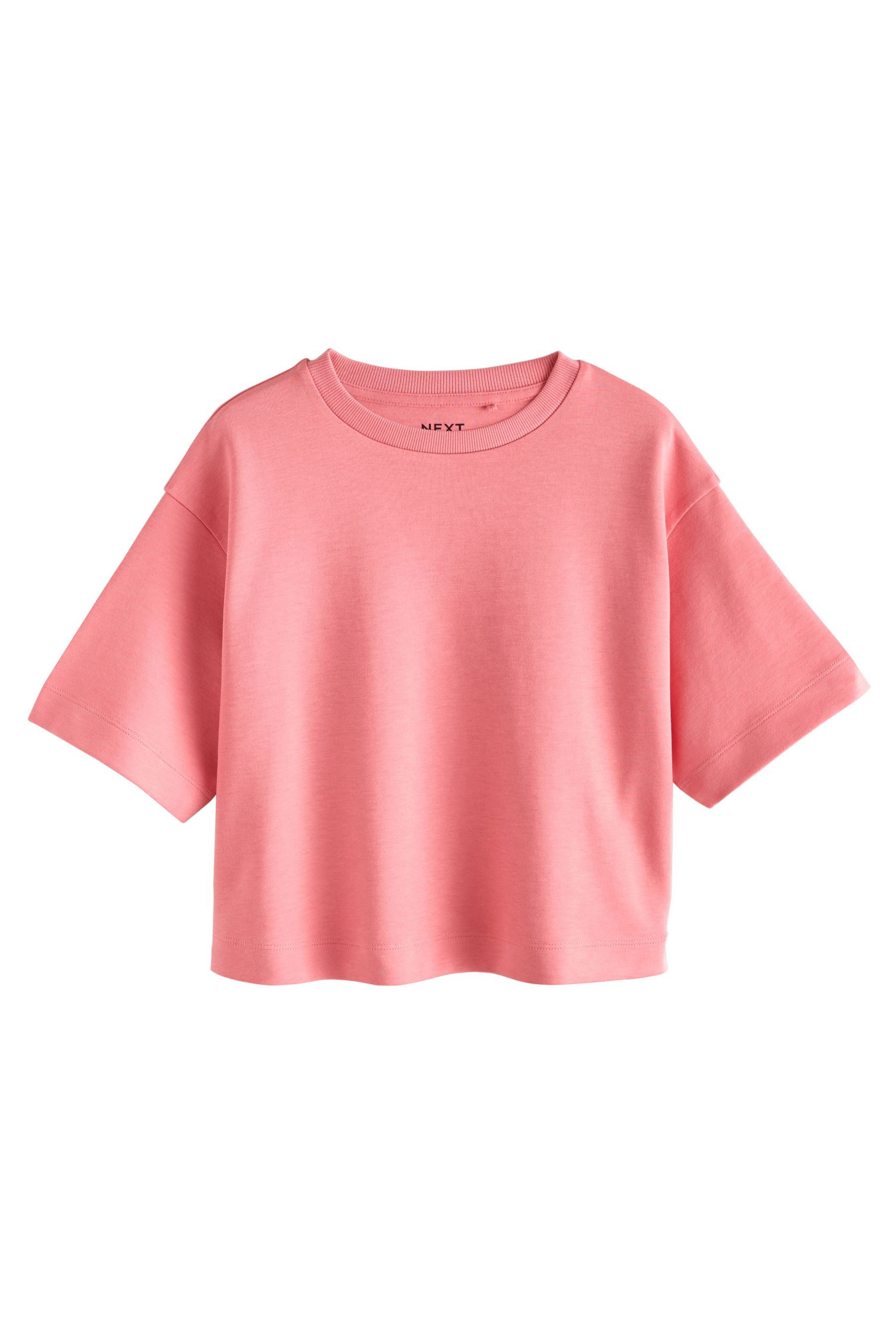 Next T-Shirt Kastiges Oversized Fit T-Shirt (1-tlg)