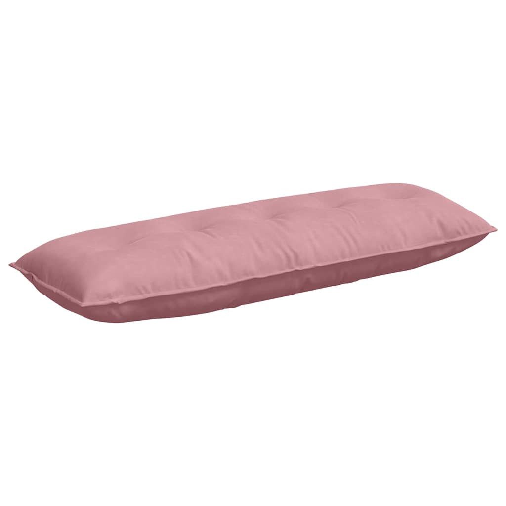 vidaXL Rückenkissen Rücken Kissen Rosa 140 x 50 cm Cordstoff, 1-tlg.