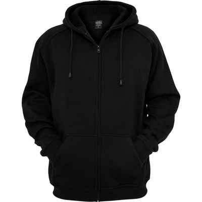 Urban Classics Plus Size Sweatjacke Große Größen Herren Urban Classics Kapuzen-Sweatjacke schwarz