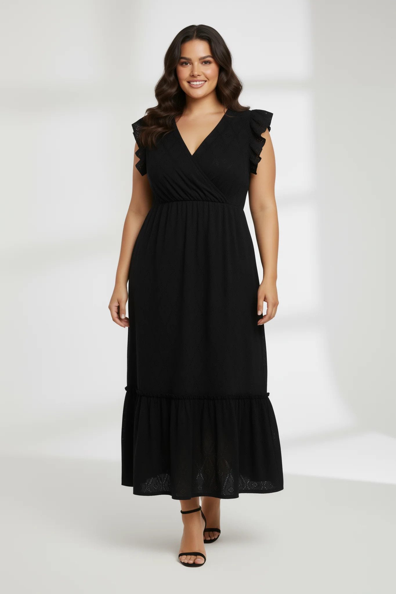 Shape of You Minikleid Langes Wickelkleid günstig online kaufen