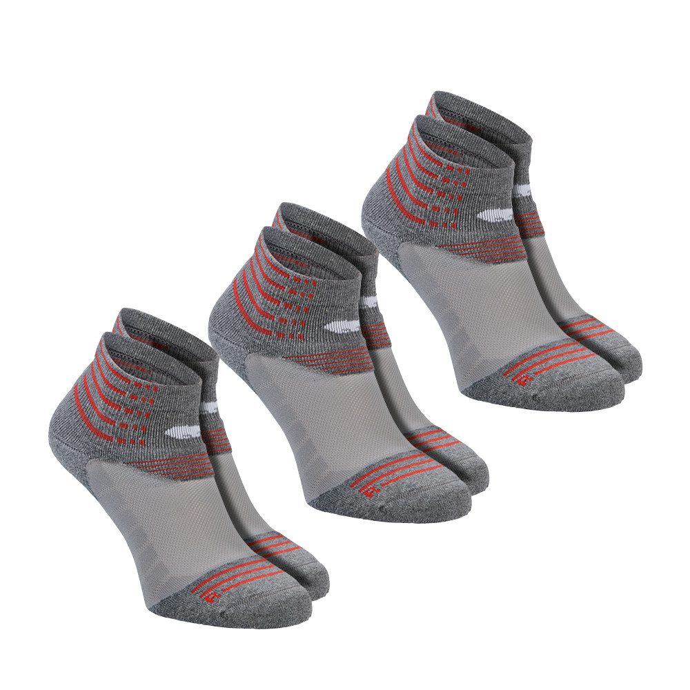Eisbär Kurzsocken (3er Pack) Hoher Tragekomfort gegen Blasenbildung und Druckstellen