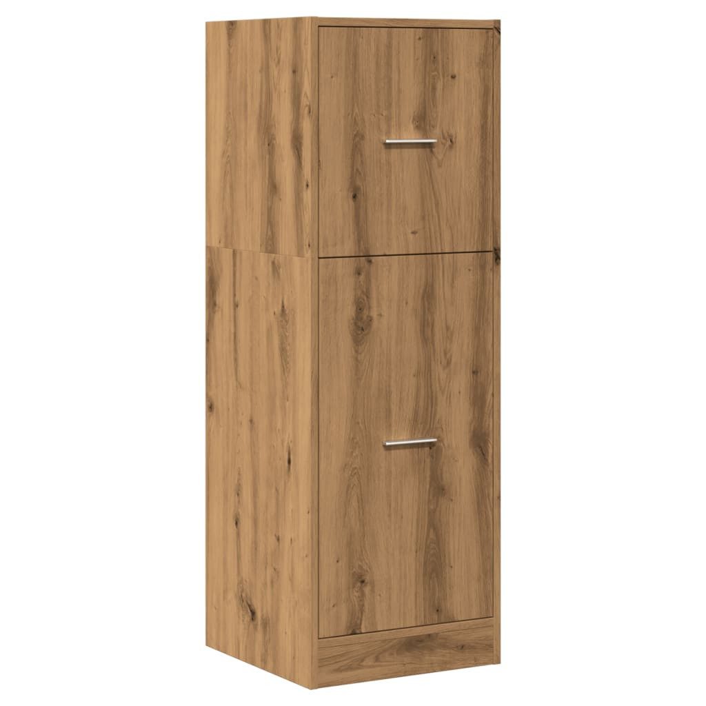 vidaXL Apothekerschrank 40 x 41 x 118 cm Küchenschrank Apothekerschrank Artisan-Eiche 40x41x11