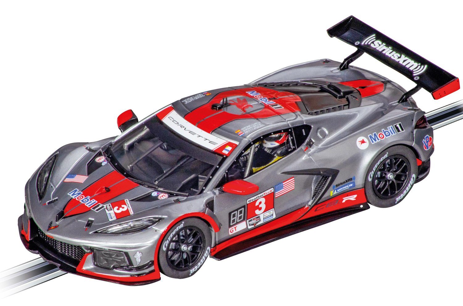 Carrera® Autorennbahn 20027690 - Evolution Chevrolet Corvette C8.R "No.3", Sebring mit Licht