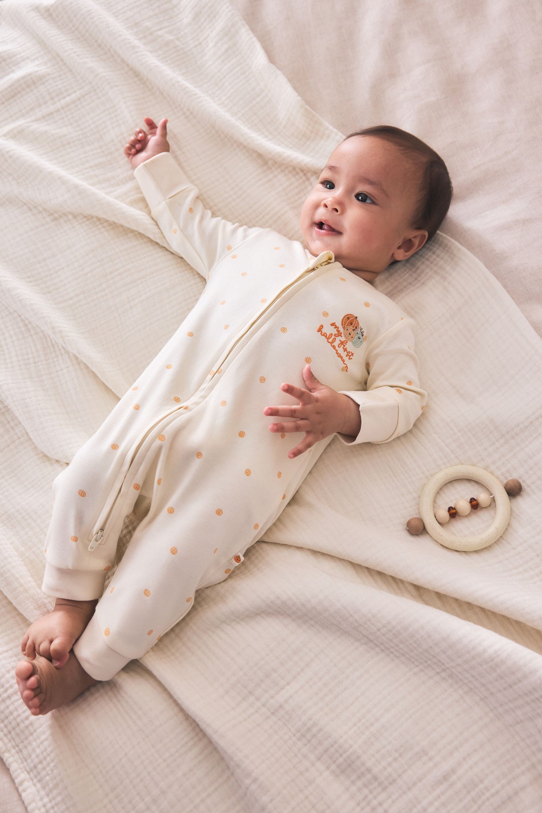 Next Schlafoverall Baby Schlafanzug mit Zwei-Wege-Reißverschluss (1-tlg)