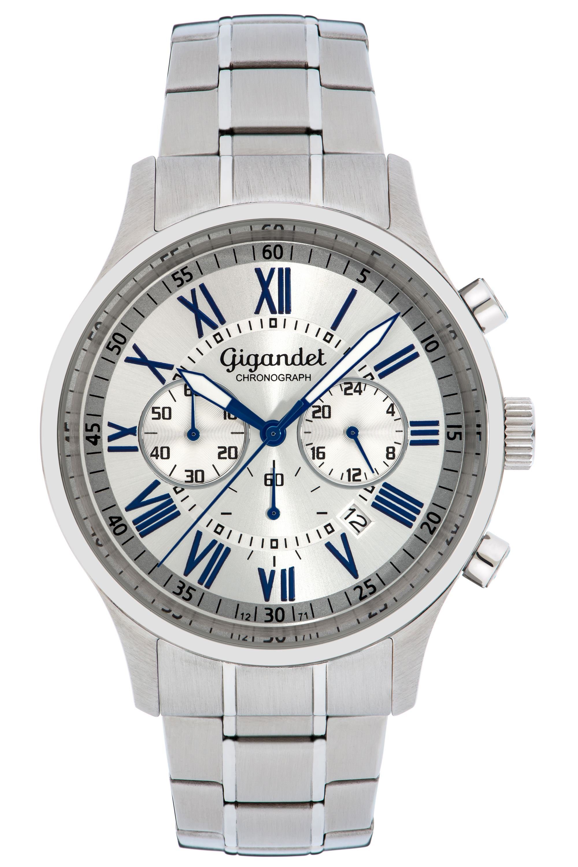 Chronograph Armbanduhr, Herrenuhr, Sportuhr, 44mm, VERNISSAGE G47-005