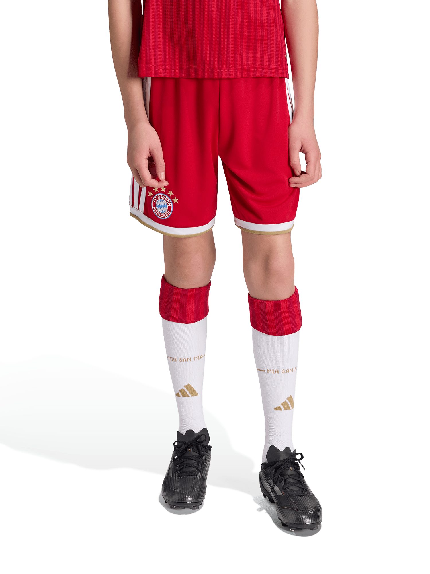 adidas Performance Shorts FC Bayern München, Short Home 26-27, Kinder, Rot