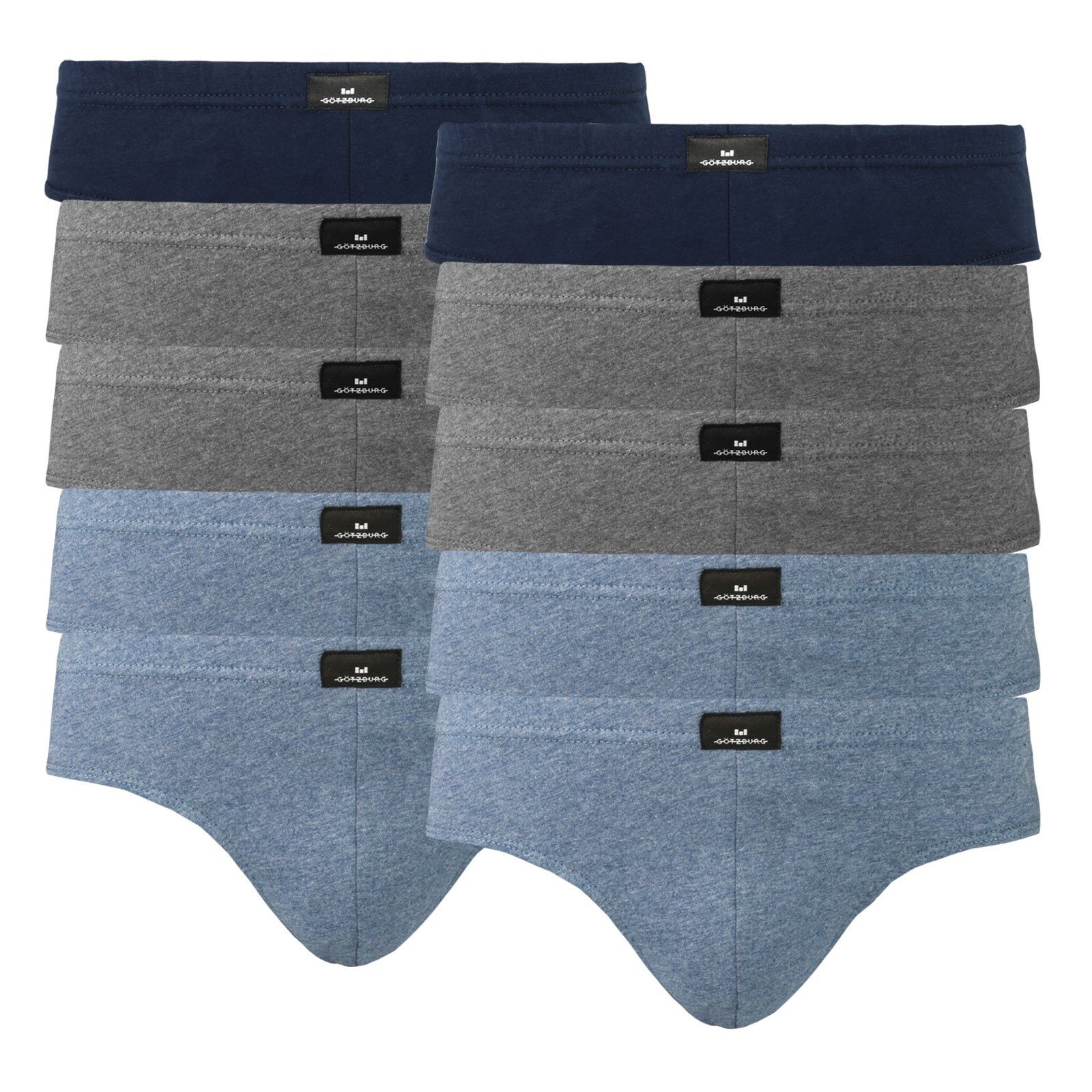 GÖTZBURG Slip Brief (10-St) mit Logo günstig online kaufen