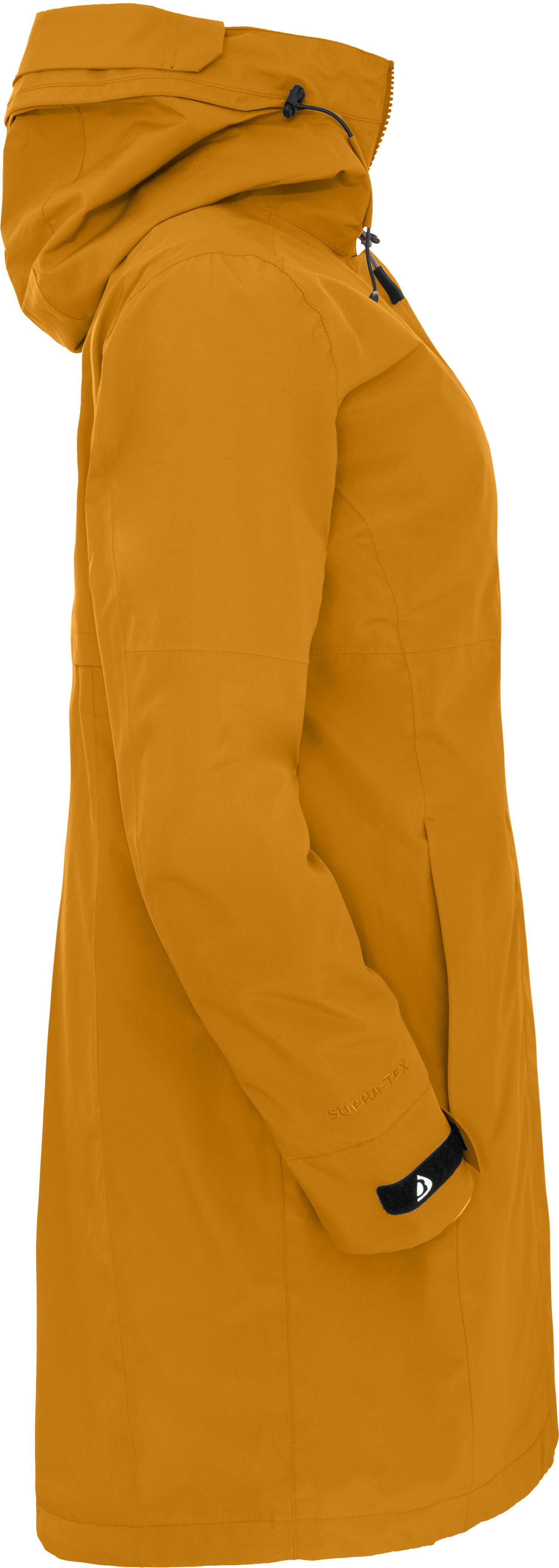 Bergson Regenjacke VERLA Damen Regenmantel, Normalgrößen, gold