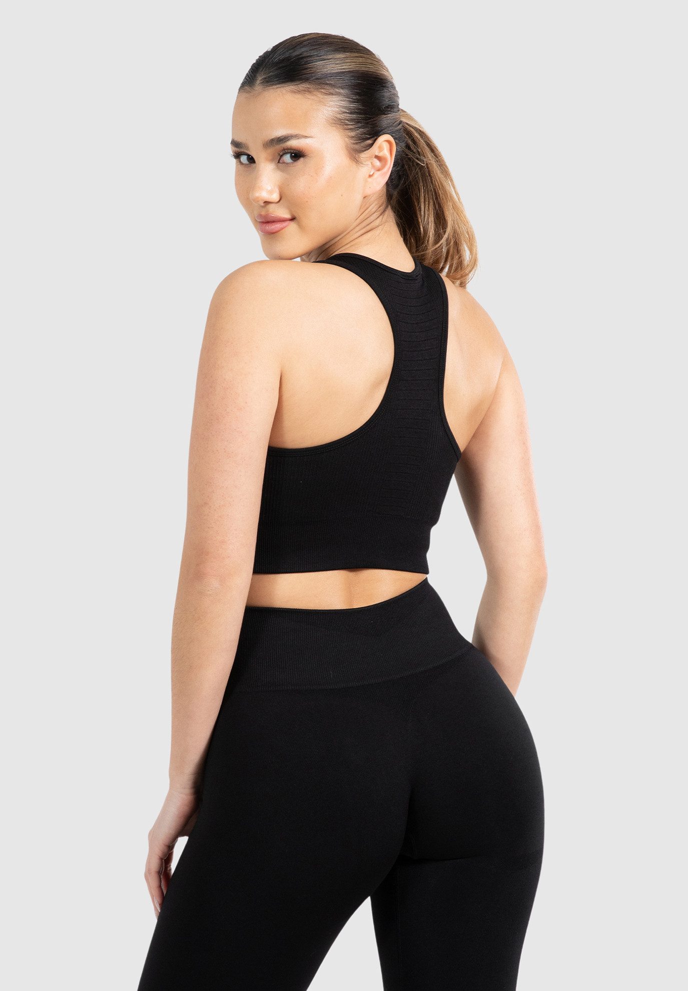 Smilodox Sport-BH Amaze Pro, Seamless Sport Bra Gerippter Stoff Fitness Yog günstig online kaufen