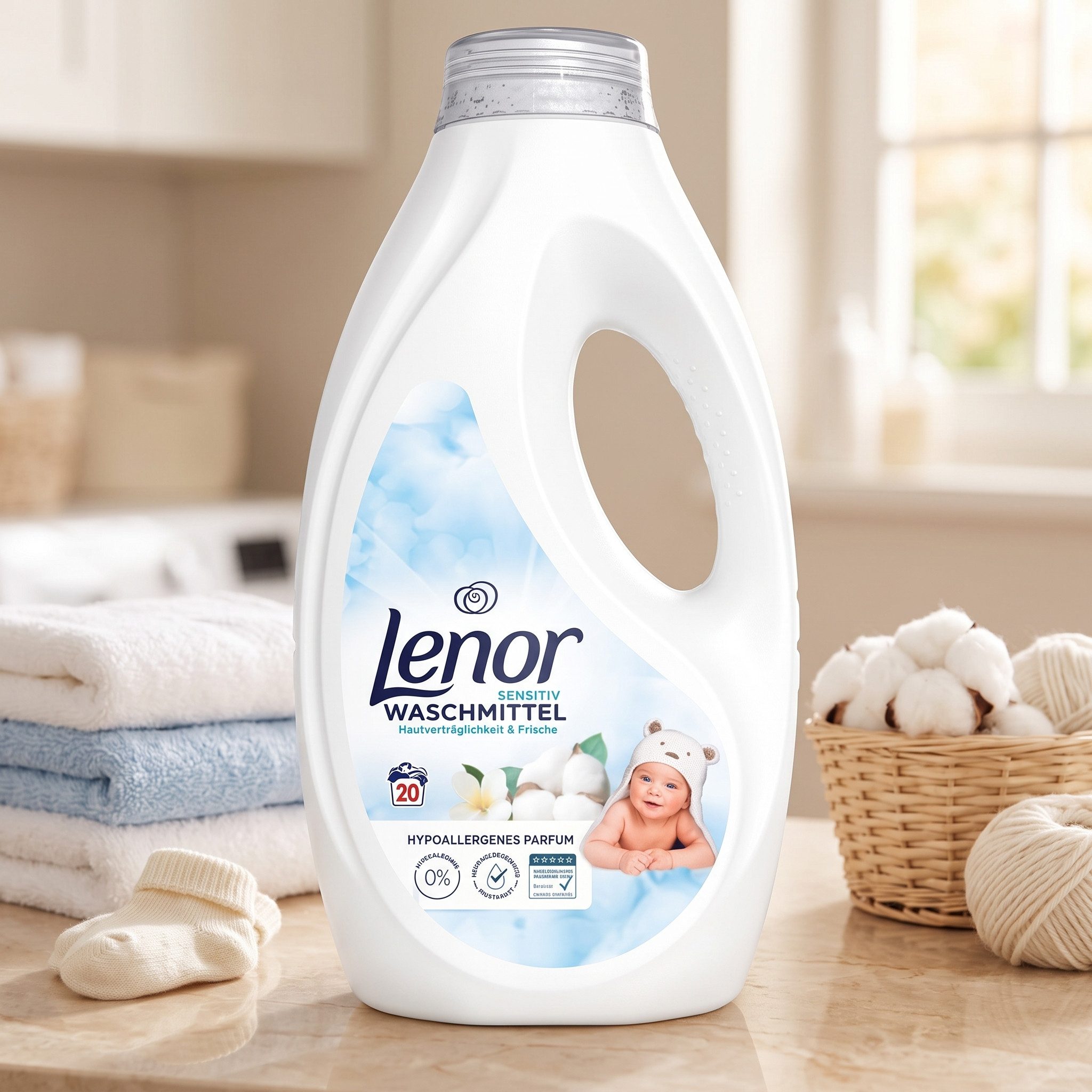 LENOR Lenor Sensitiv Waschmittel Baumwolle Feinwaschmittel