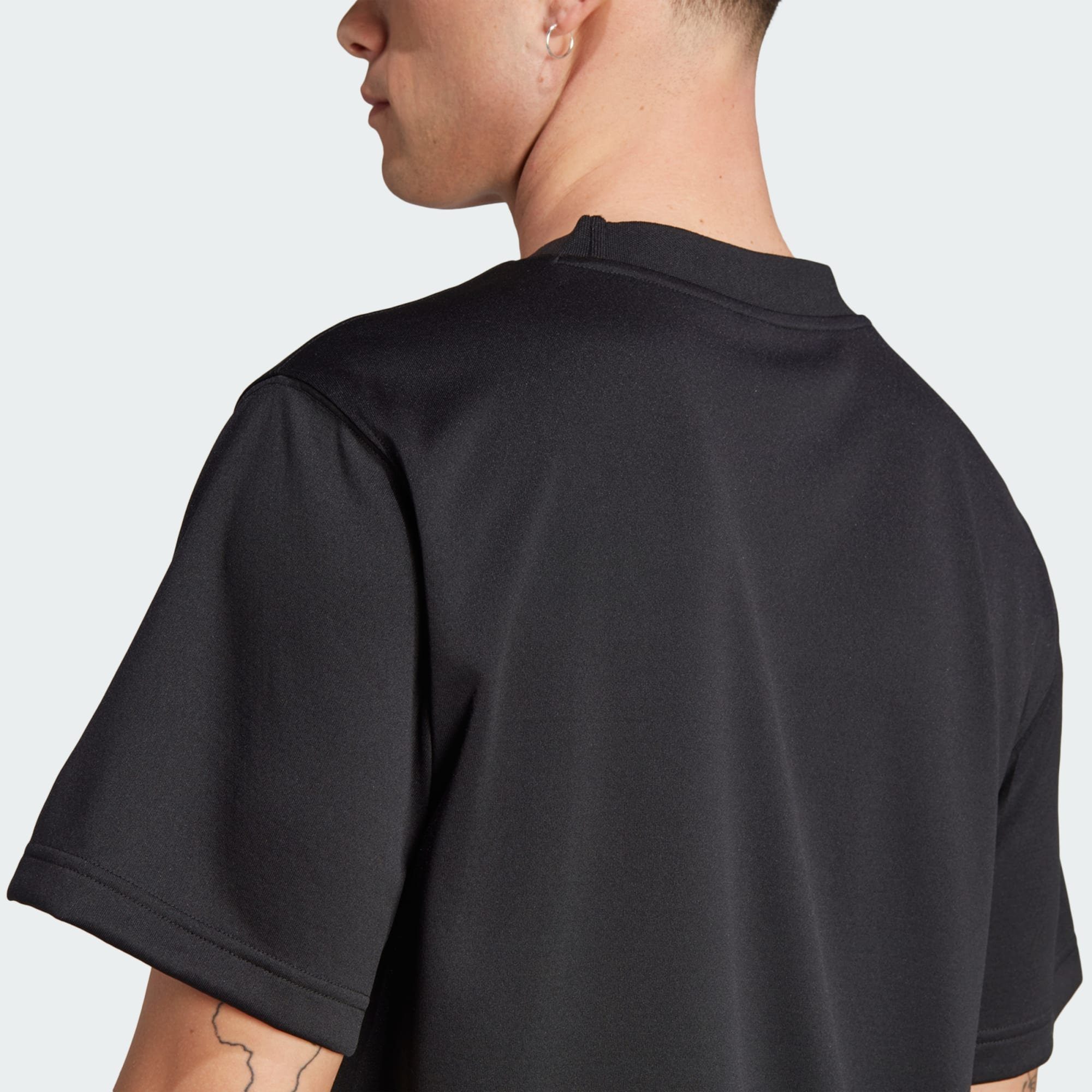 adidas Sportswear T-Shirt MESH-BACK Black T-SHIRT