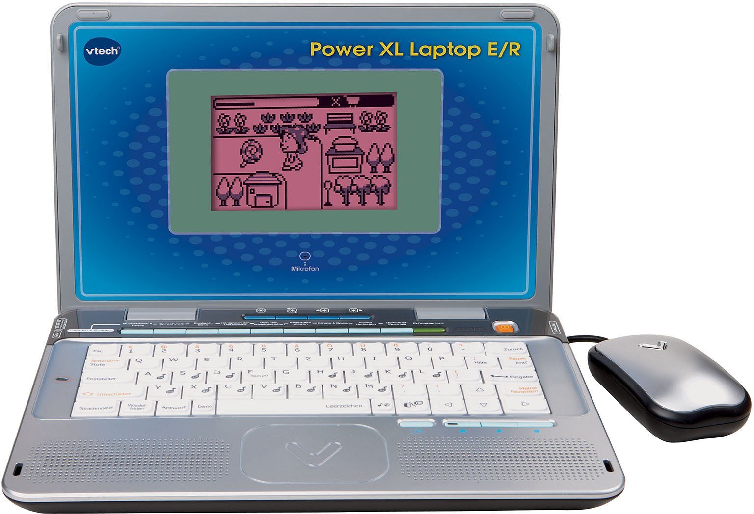 silberfarben/grau School E/R Vtech® Power XL Kindercomputer & Go,