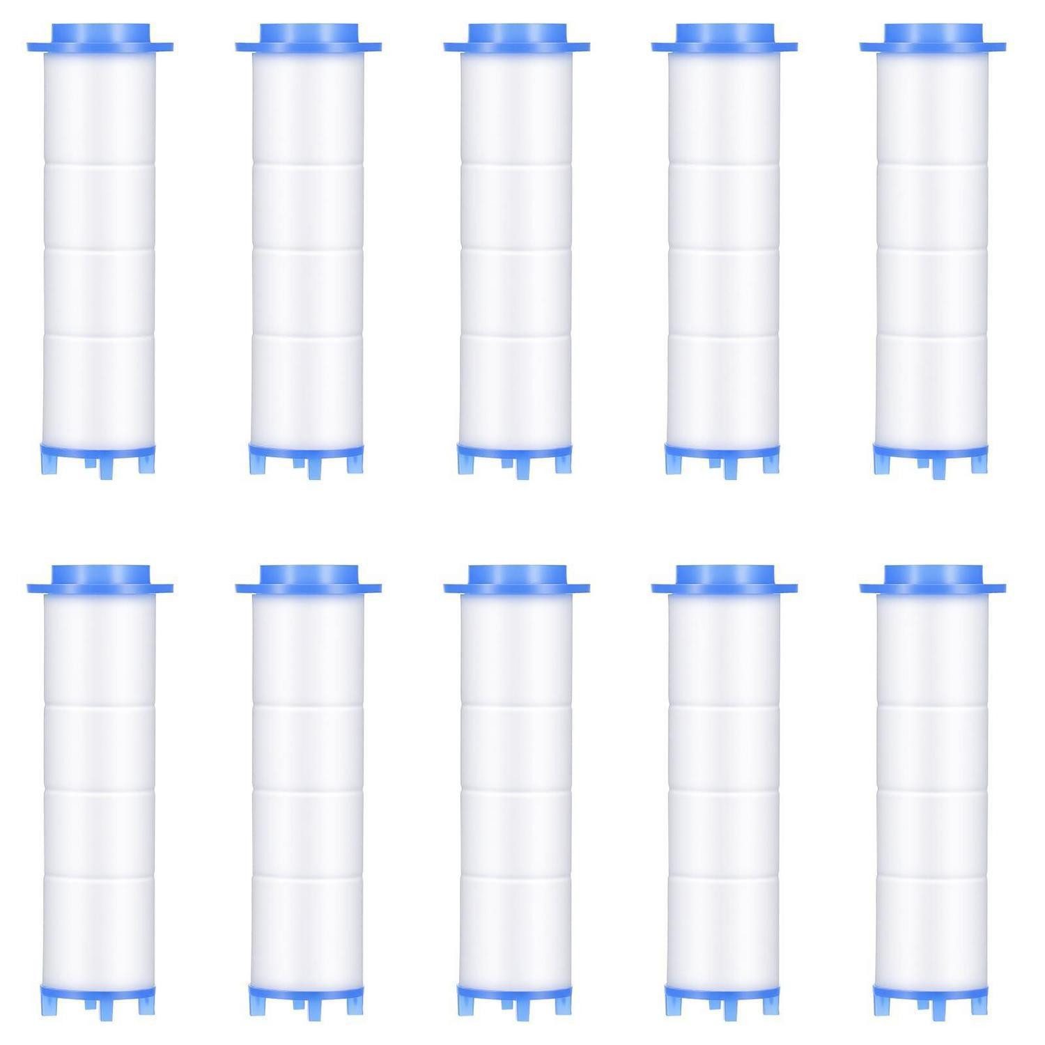 LuxusKollektion Ersatzfilter Duschkopf Filter Ersatzpack 10 Stk PP Baumwolle