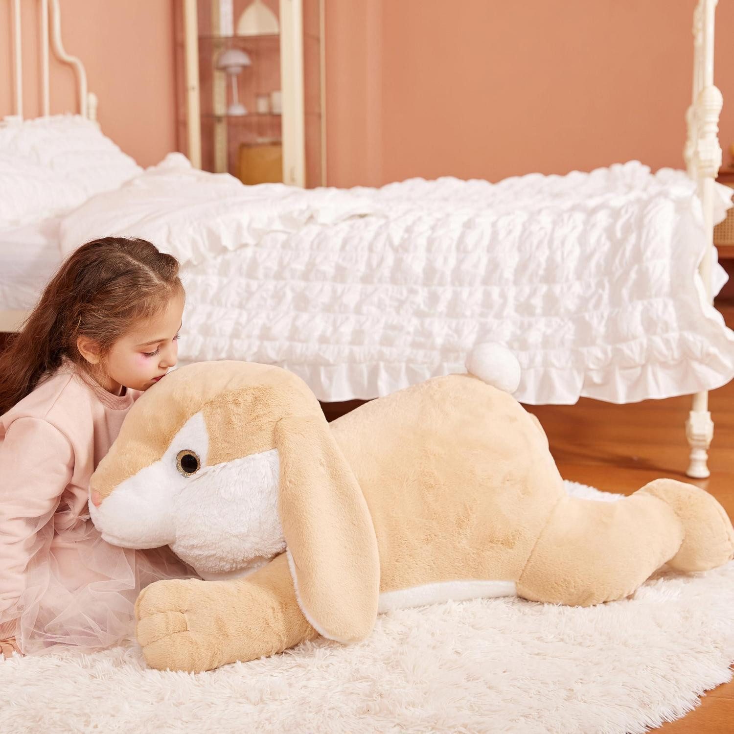 Kuscheltier Plüschtier Kuscheltier Stofftier 78cm Riese Spielzeug Kinder Hase