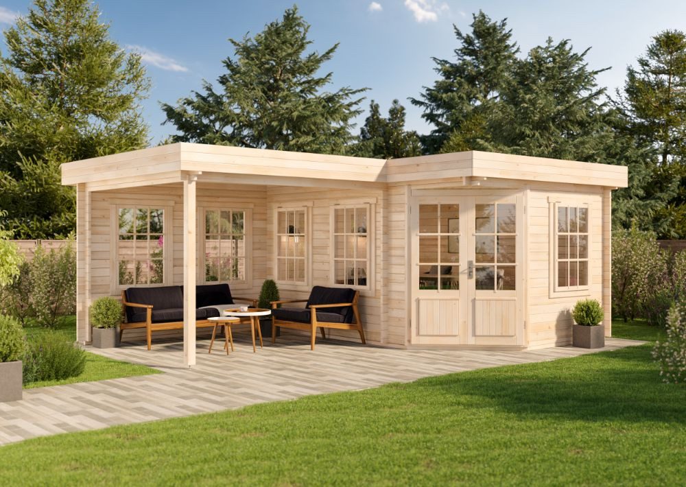 Gartenhaus Holz 5-Eck Pepe