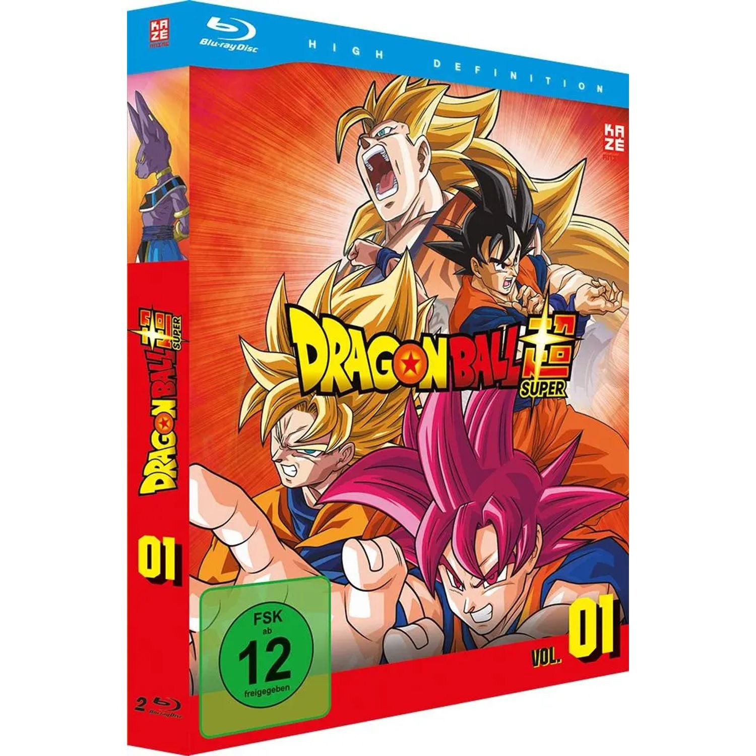 Crunchyroll Blu-ray Dragonball Super 01. Arc: Kampf der Götter - Episoden 1-17