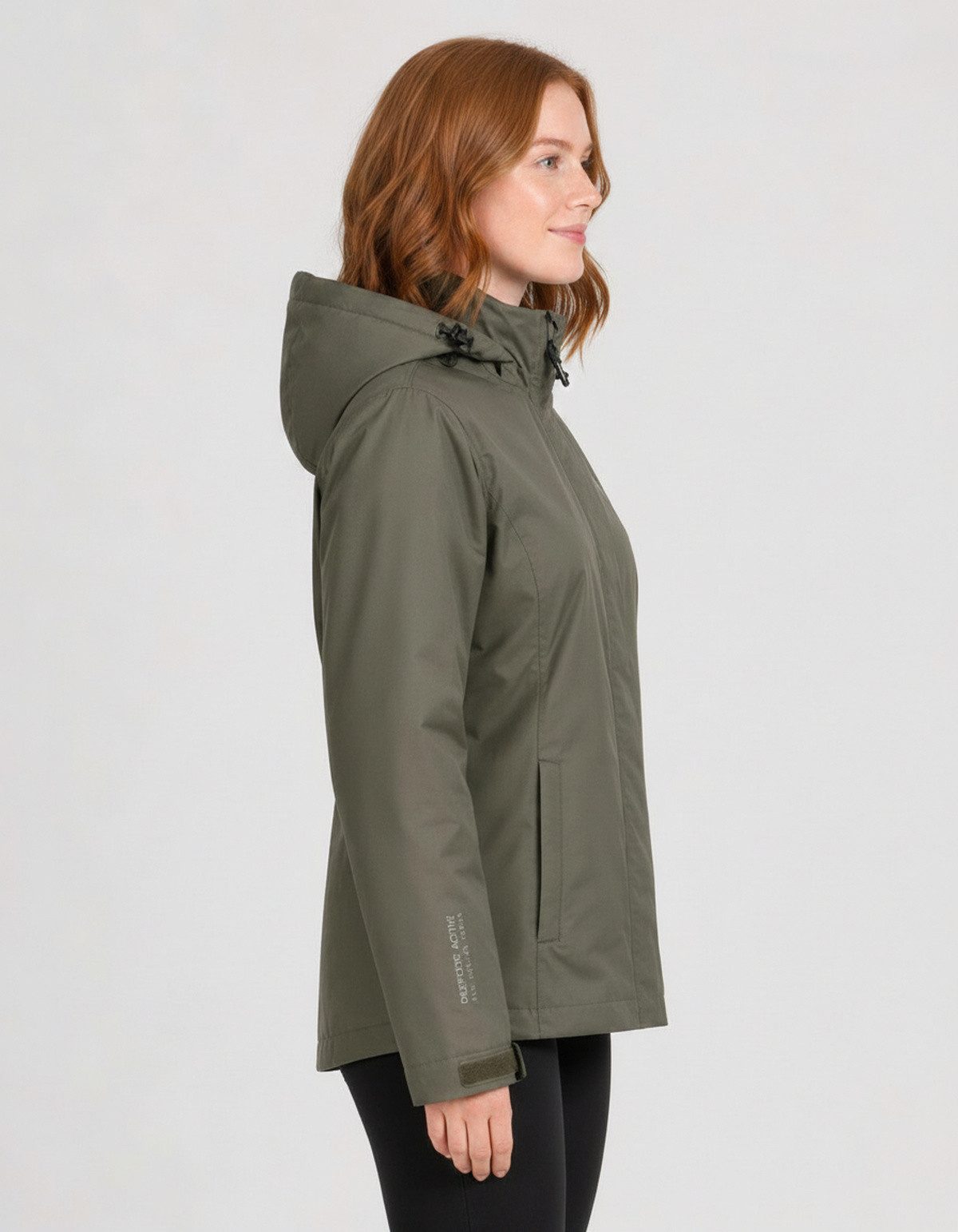 DEPROC Active Funktionsjacke LAVAL II WOMEN Funktionsjacke, Wanderjacke, Regenjacke abnehmbare Kapuze