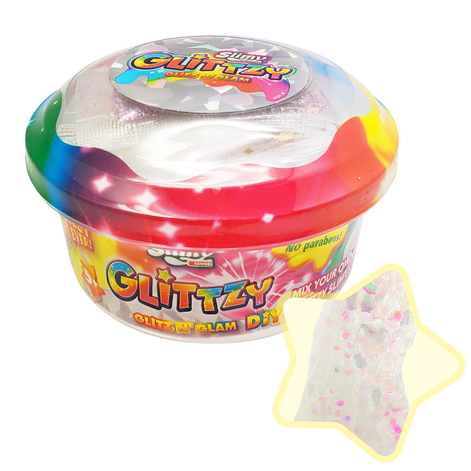 Slimy® Play-Doh Glittzy DIY (1-tlg), Glitzerschleim zum Selbermischen