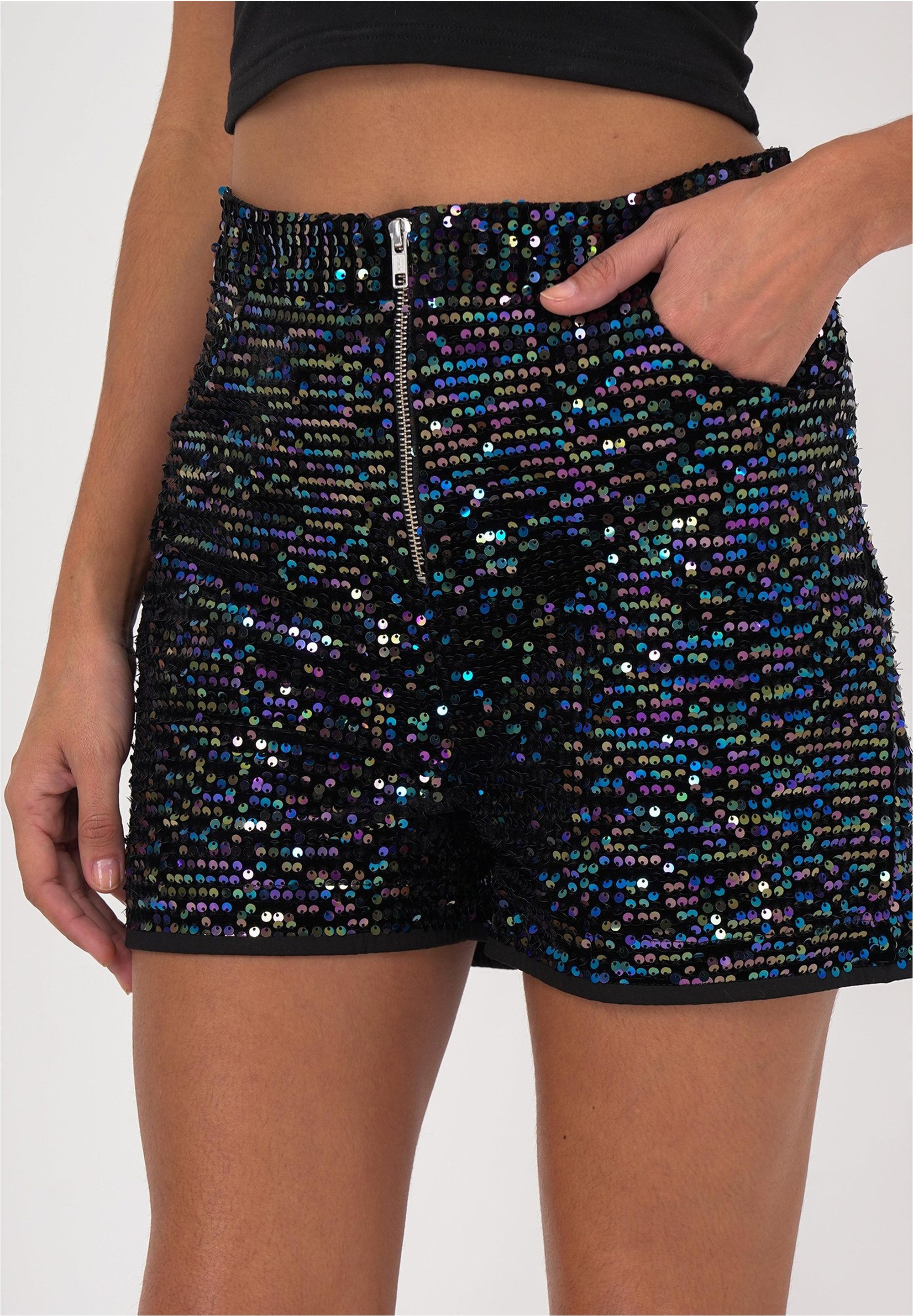 freshlions Shorts "Yara", (1 tlg.), mit glitzerndem Paillettenbesatz günstig online kaufen
