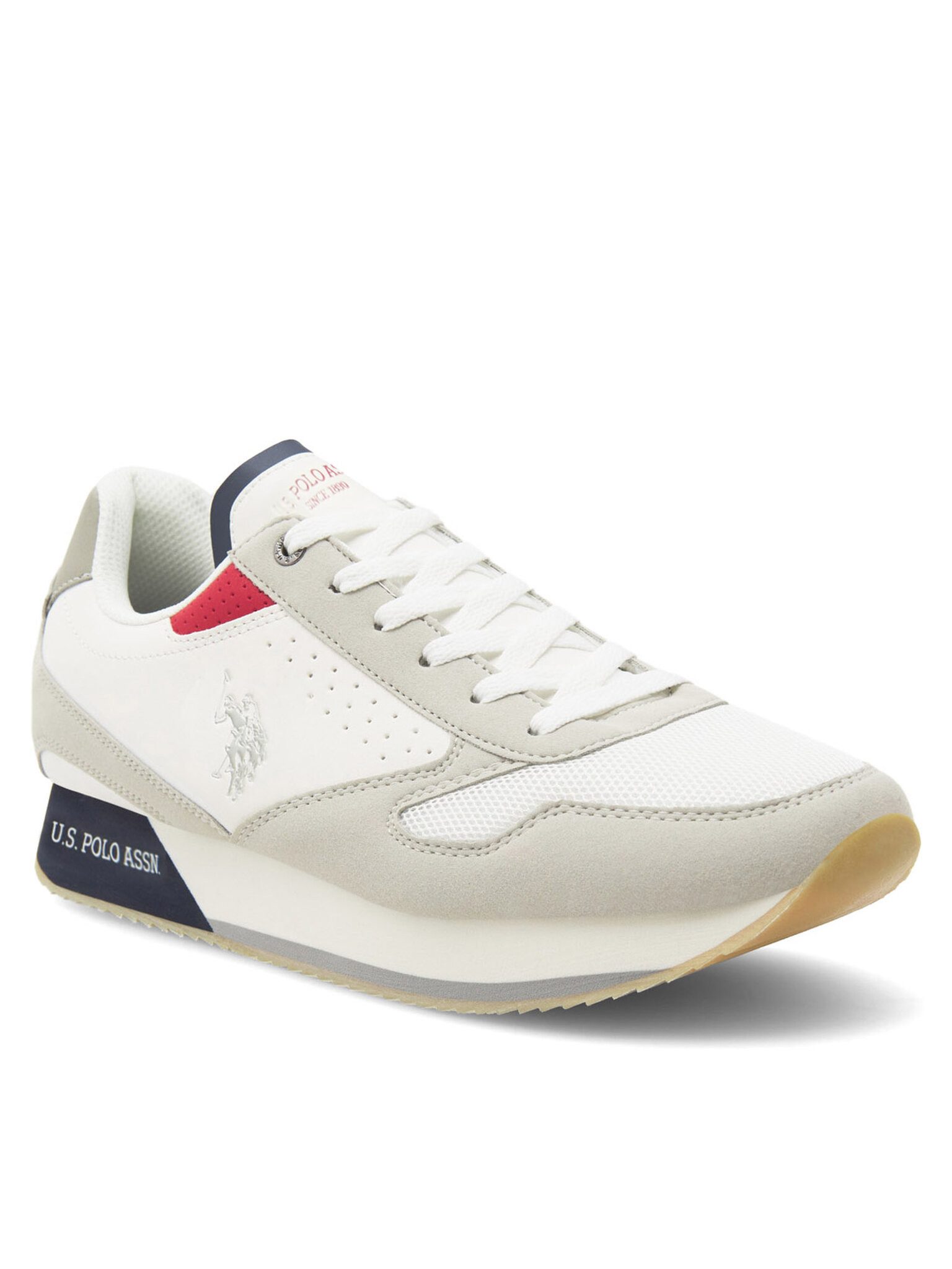 U.S. Polo Assn. Sneakers Herren NOBIL003G Weiß Sneaker