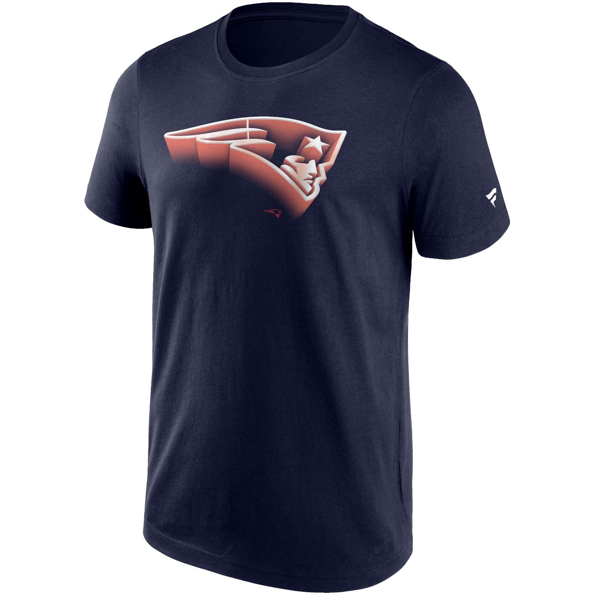 Fanatics Print-Shirt CHROME LOGO MLB NHL NFL Teams New England Patriots
