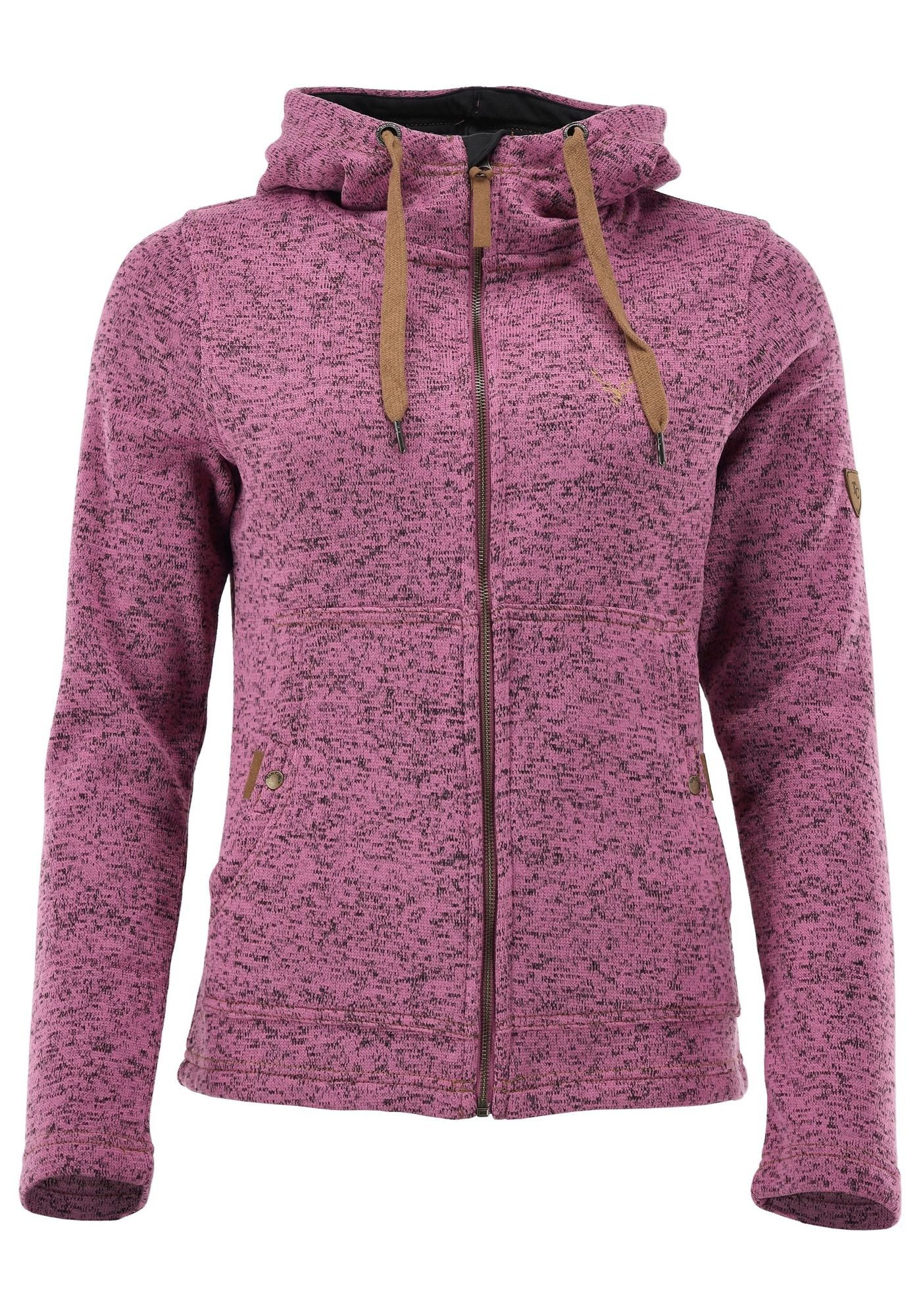 Tom Collins Strickfleecejacke Adisur Damen Kapuzenjacke günstig online kaufen