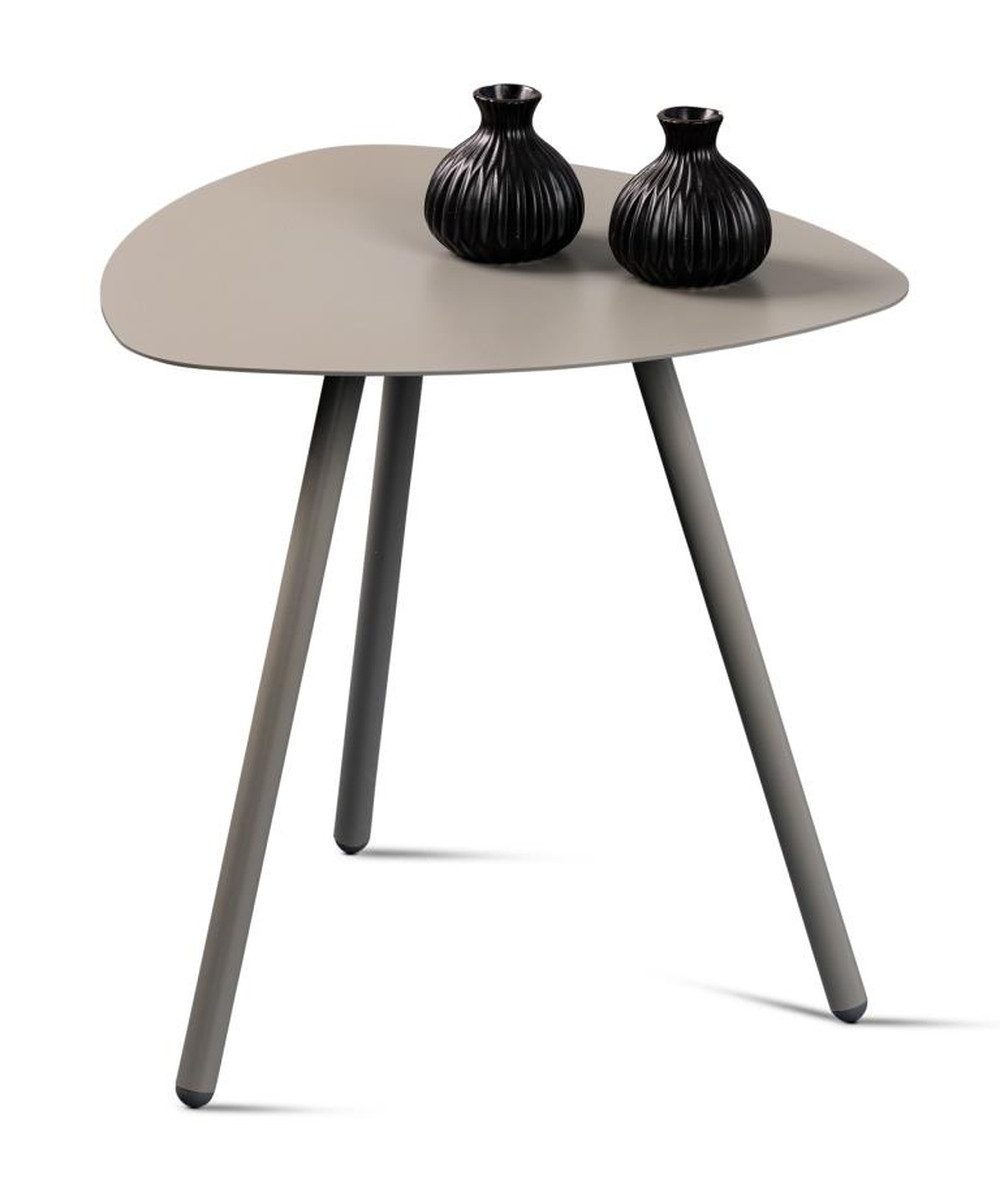 freiraum Beistelltisch Mira 2, in grau, Metall grau - 50x50cm (BxH)
