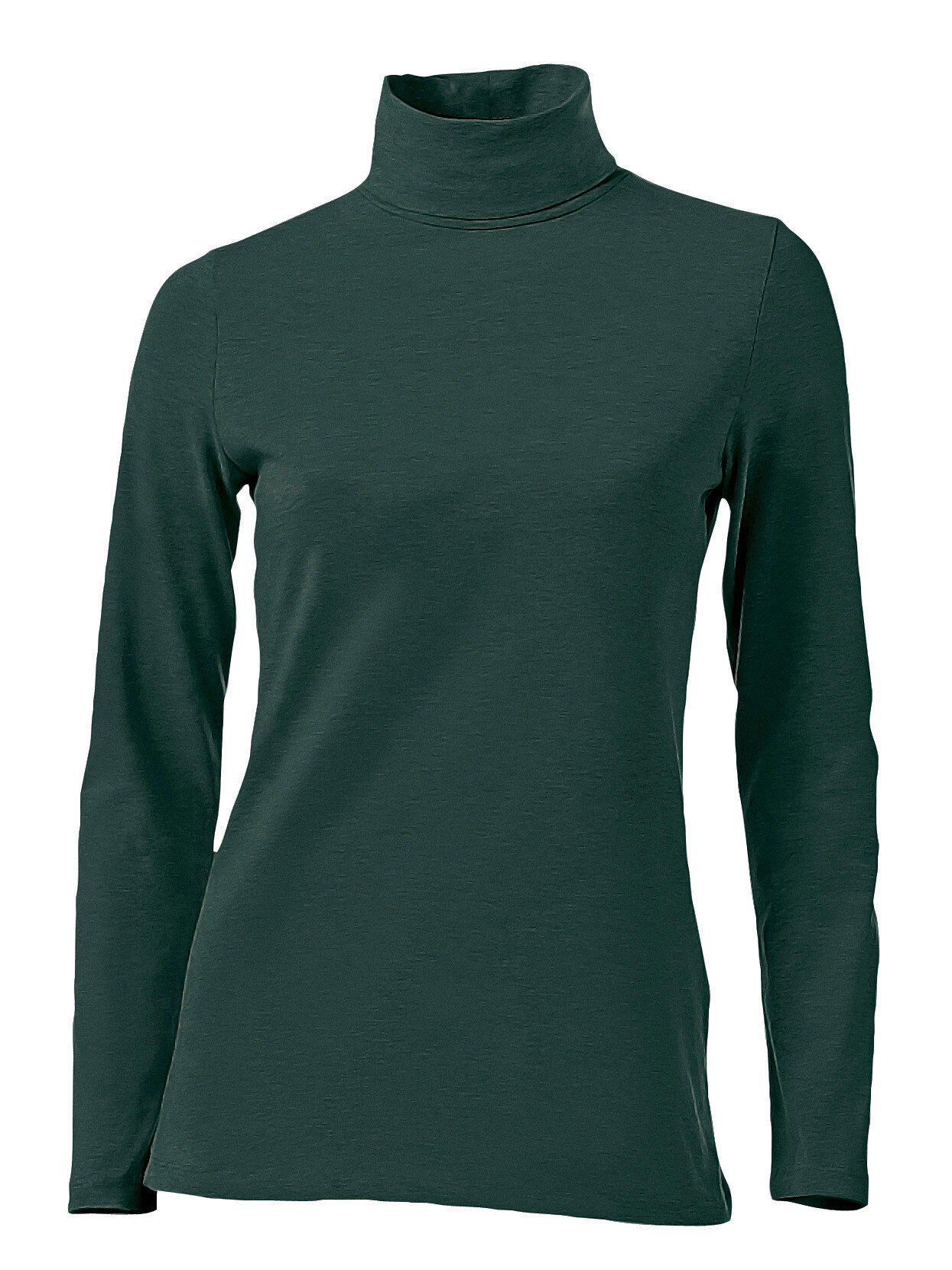 heine T-Shirt Rollkragen-Shirt Langarm