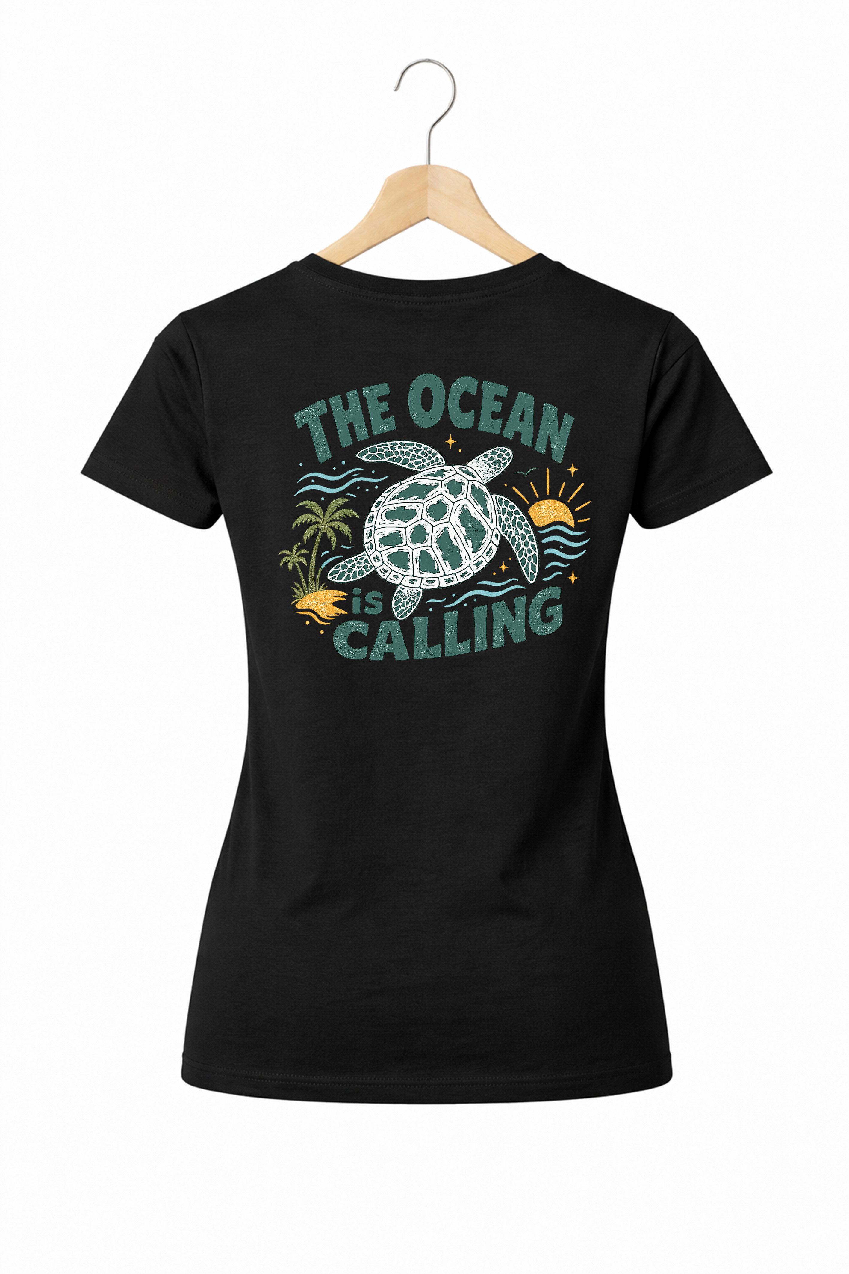 Banco T-Shirt Damen Shirt Classic Top Sommer Basic Ocean aus 100% Baumwolle – Bild 2 von 3