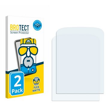 BROTECT Full-Screen Schutzfolie für Wahoo Elemnt Bolt V2 GPS, Displayschutzfolie, 2 Stück, 3D Curved matt entspiegelt Full-Screen Anti-Reflex