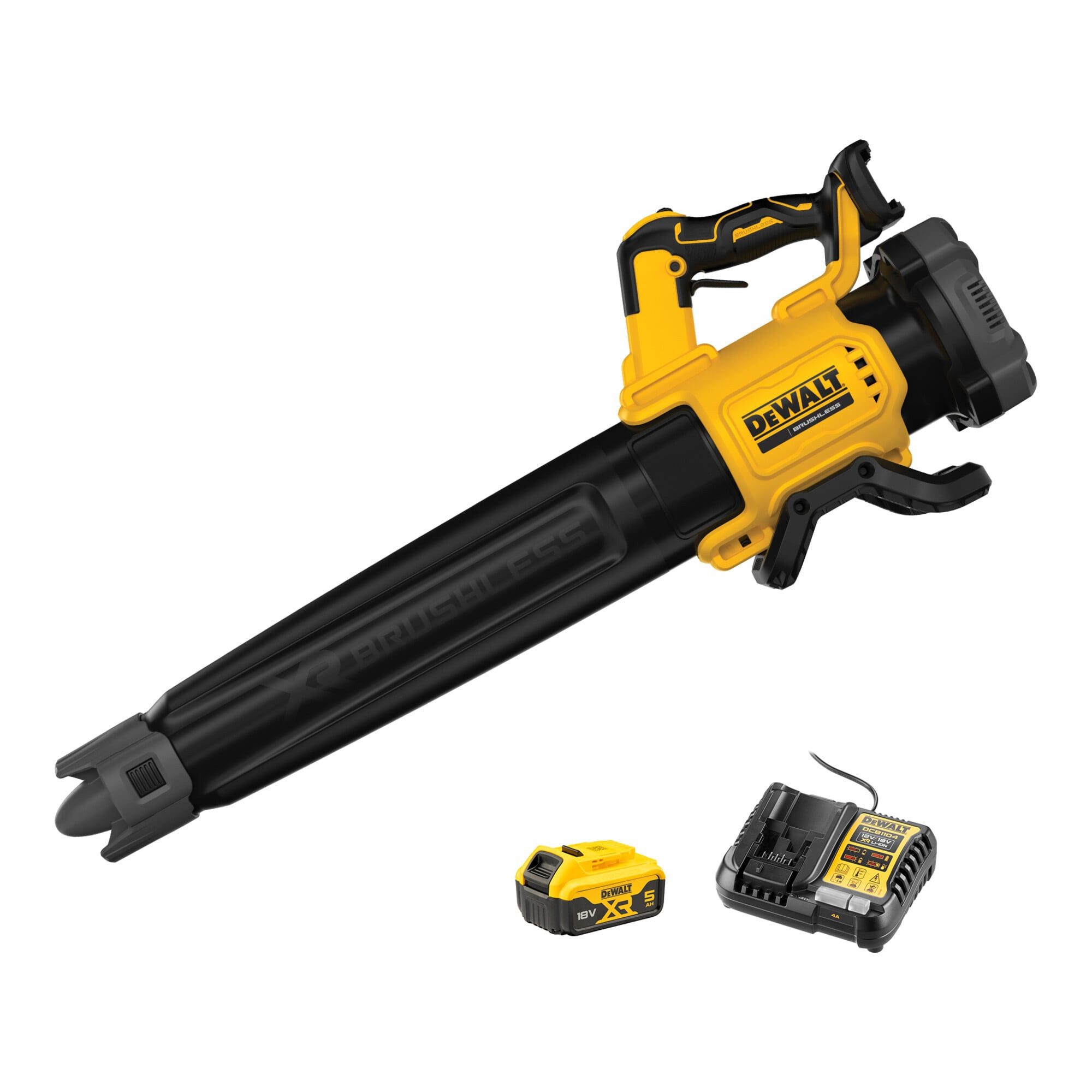DeWalt Set DeWalt Akku-Gebläse 18V + Akku 5Ah + Ladegerät 4A