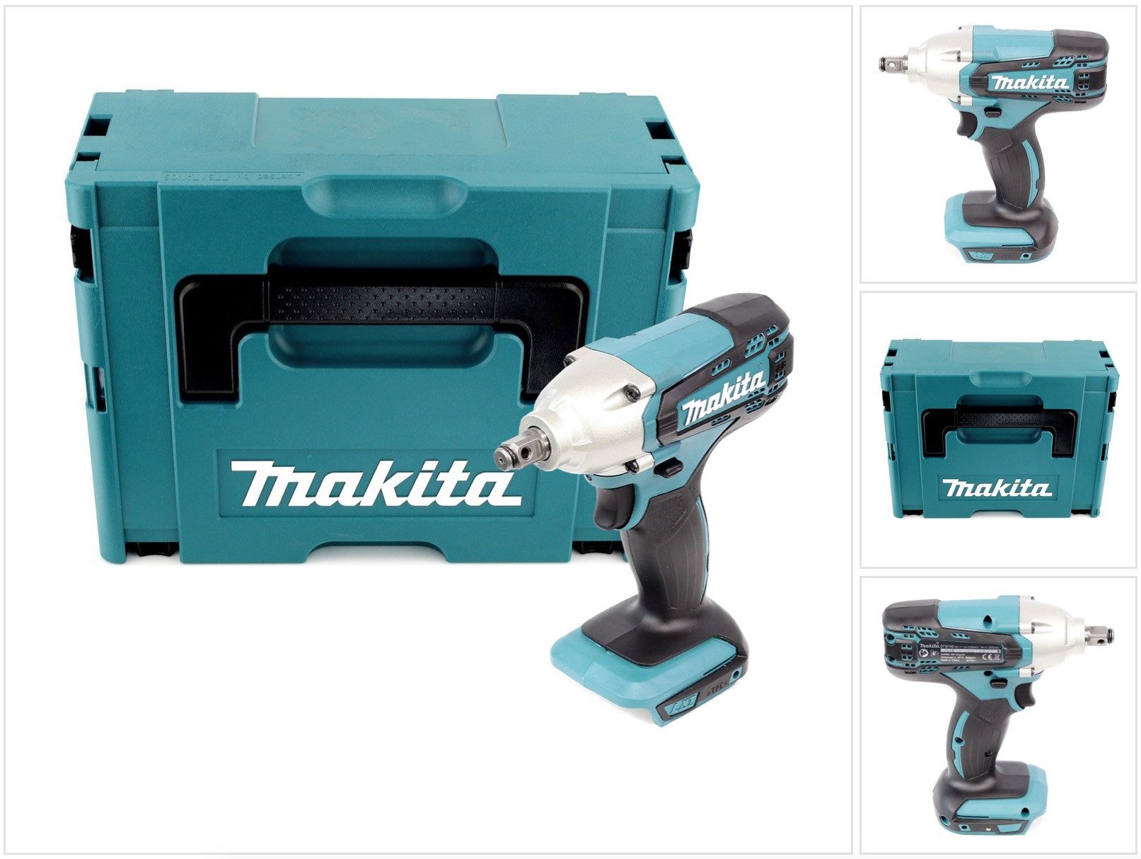 Makita Akku-Schlagschrauber DTW 190 ZJ Akku Schlagschrauber 18V 190 Nm Solo im Makpac