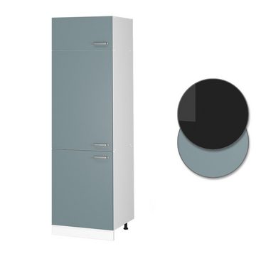 Vicco Schranksystem R-Line, Blau-Grau/Weiß, 60 cm mit Türen