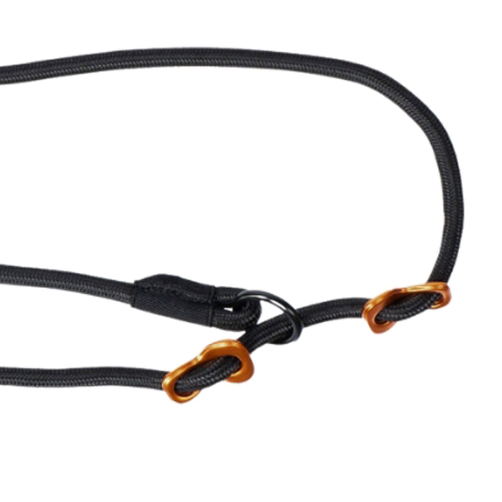 Non-stop dogwear Hundeleine Retriever Leash schwarz, 6 oder 8mm mit zwei Stoppern
