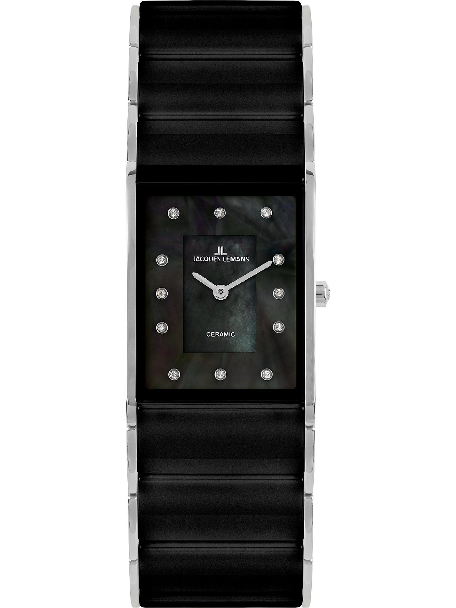 Jacques Lemans Quarzuhr Jacques Lemans Damen-Uhren Analog Quarz, Klassikuhr schwarz