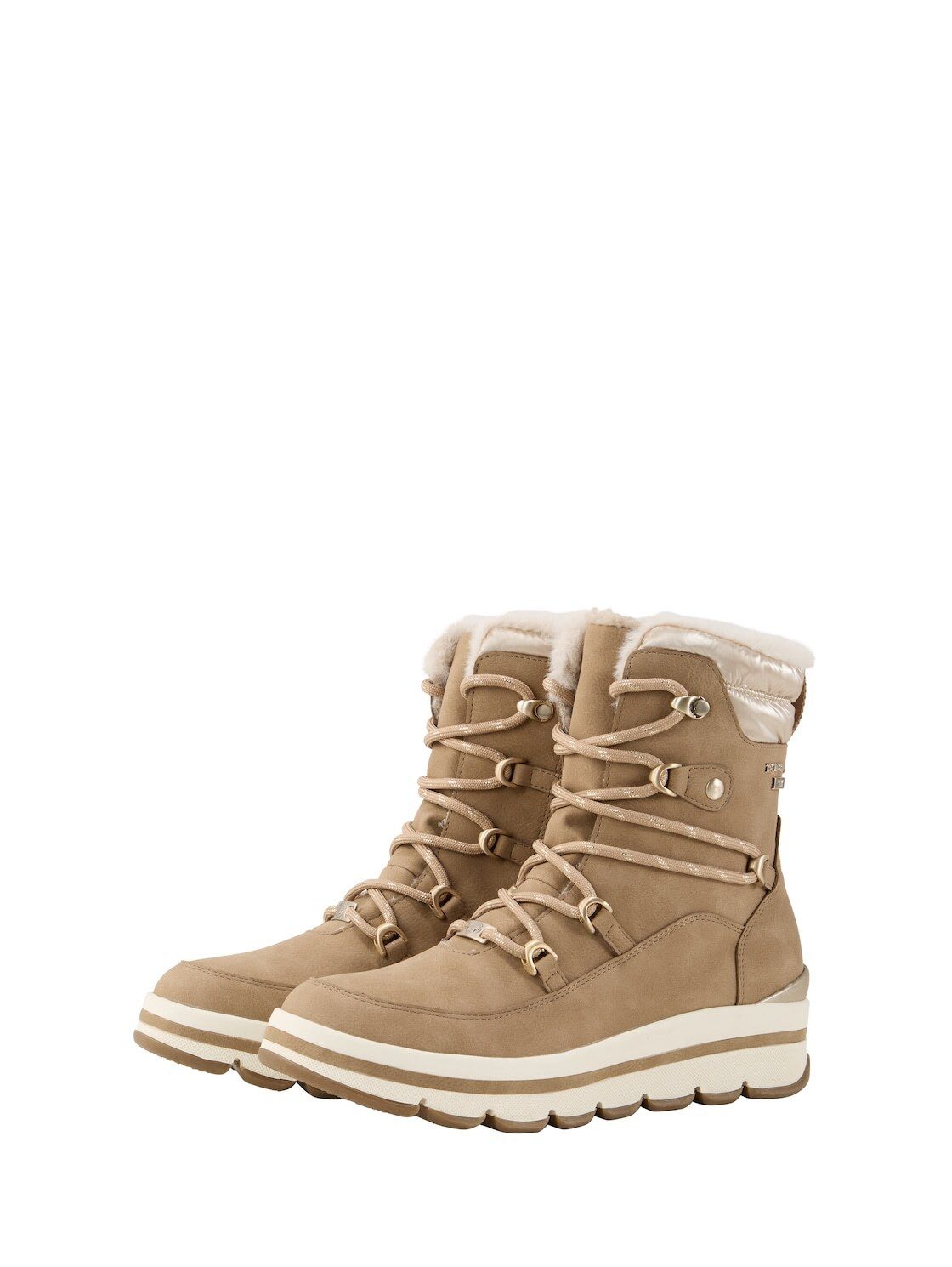 TOM TAILOR Shoes Licence Winterboots Wasserfeste Schneestiefel mit Material-Mix