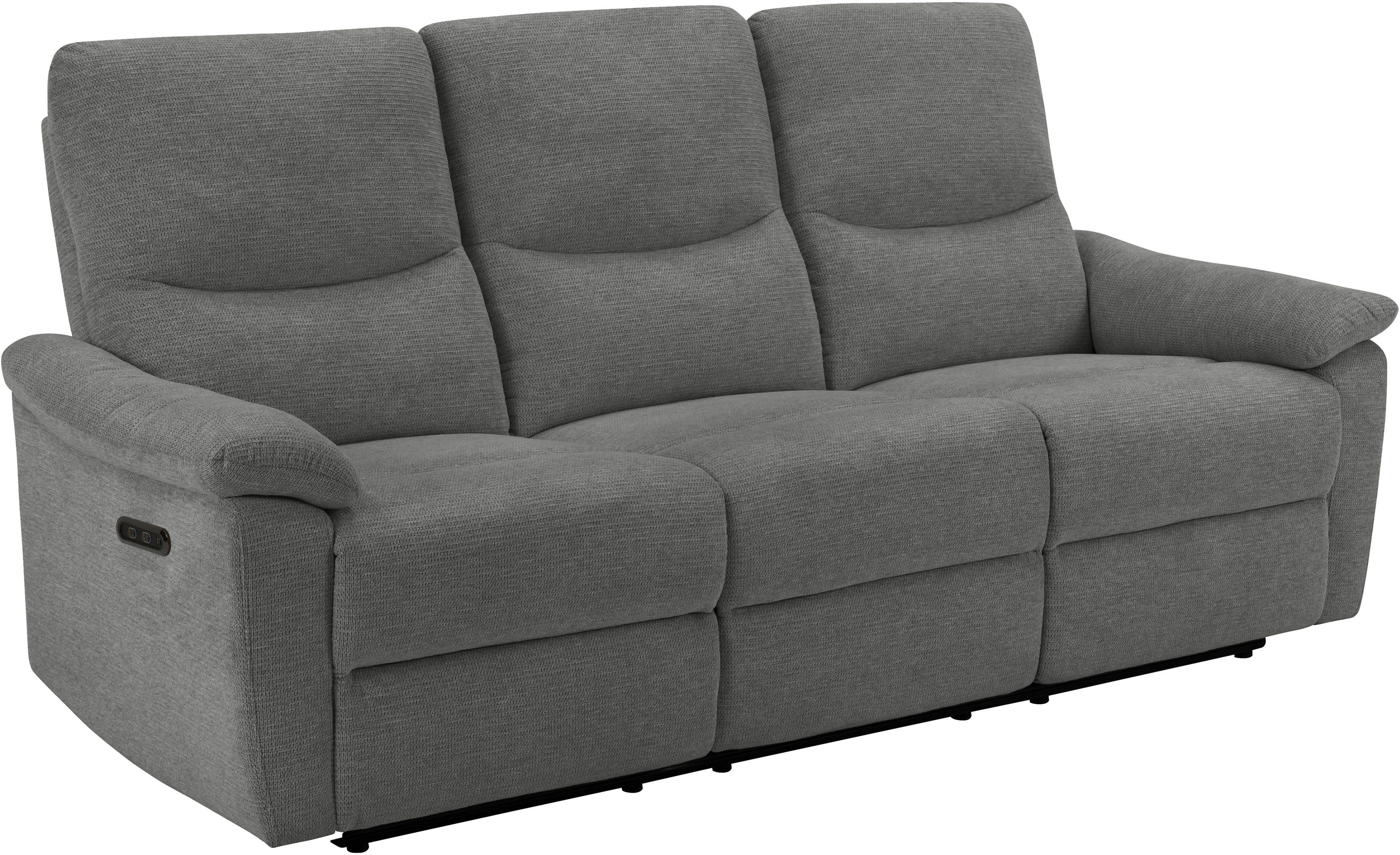 Home affaire 3-Sitzer, 105°-150° Relax- und Liegeposition, Federkernpolsterung